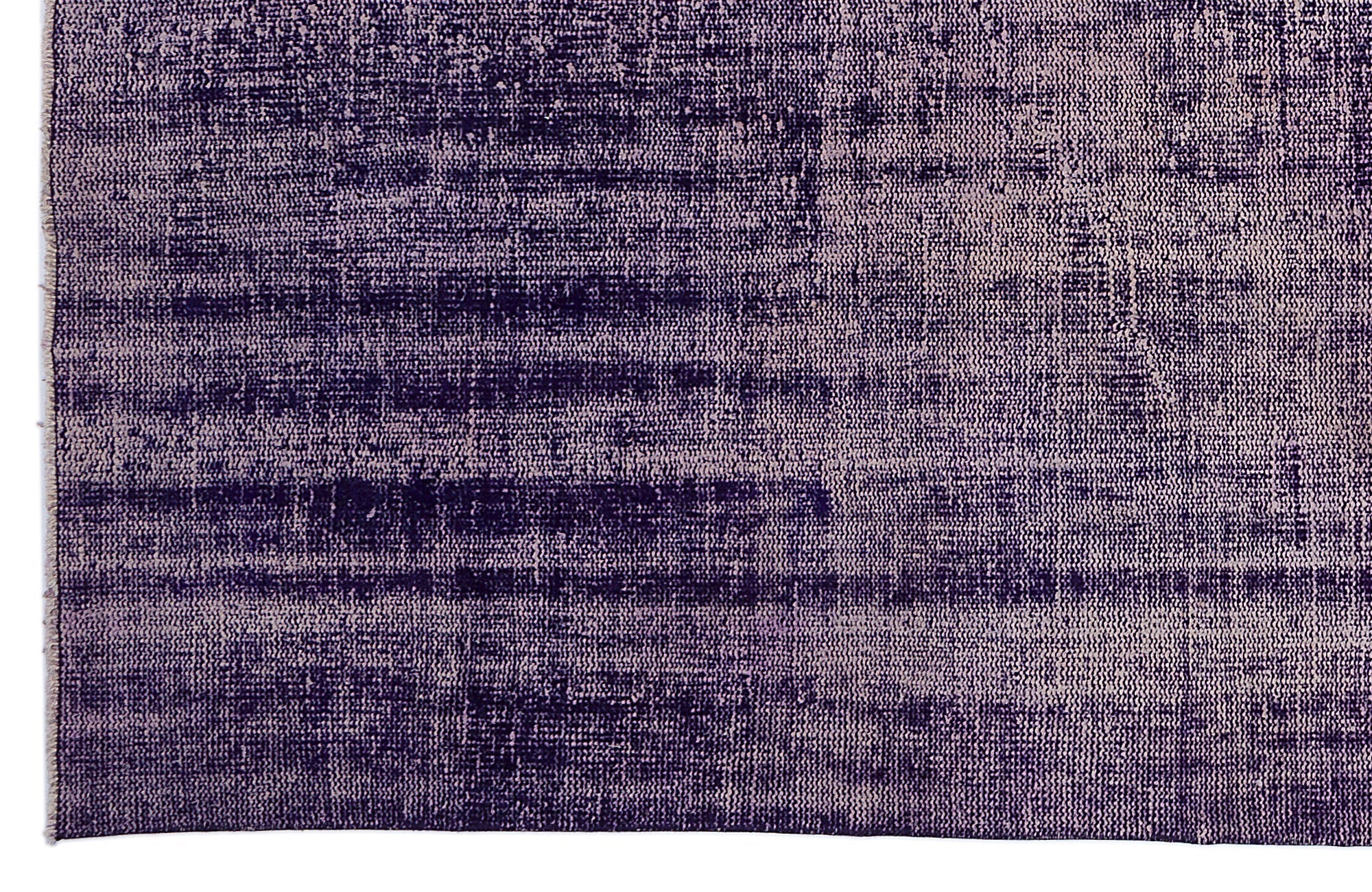 Atina Purple Vintage Wool Handmade Area Rug 7'10" x 12'4"