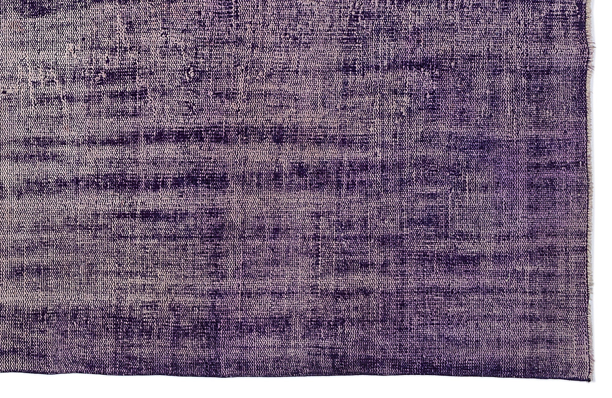 Atina Purple Vintage Wool Handmade Area Rug 7'10" x 12'4"