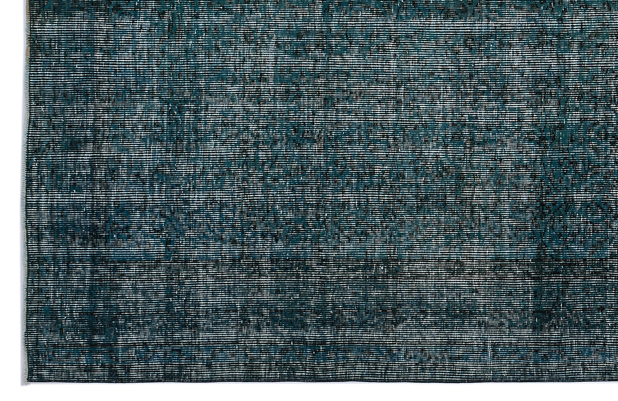 Atina Turquoise Vintage Wool Handmade Area Rug 5'10" x 9'1"
