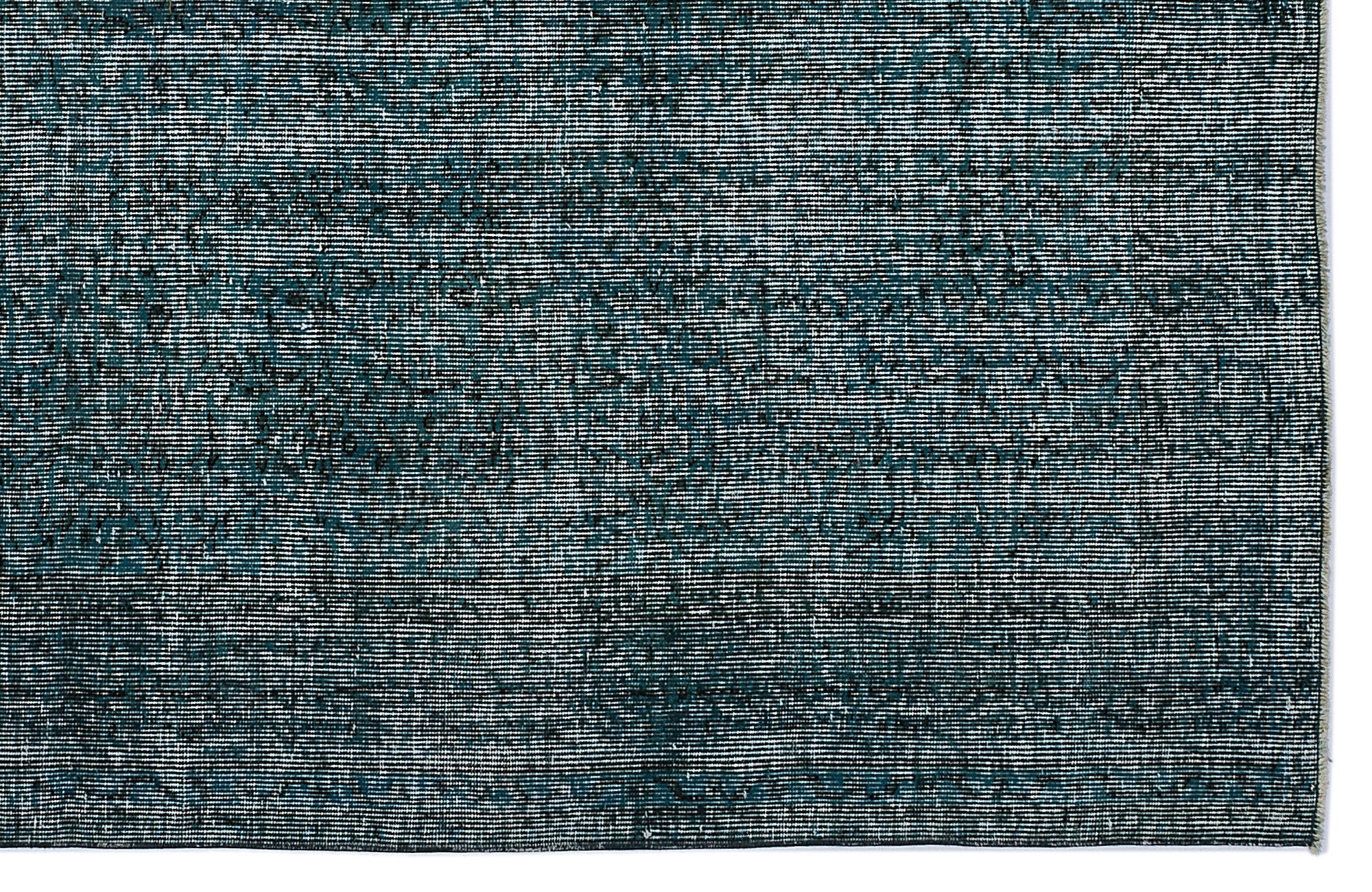 Atina Turquoise Vintage Wool Handmade Area Rug 5'10" x 9'1"