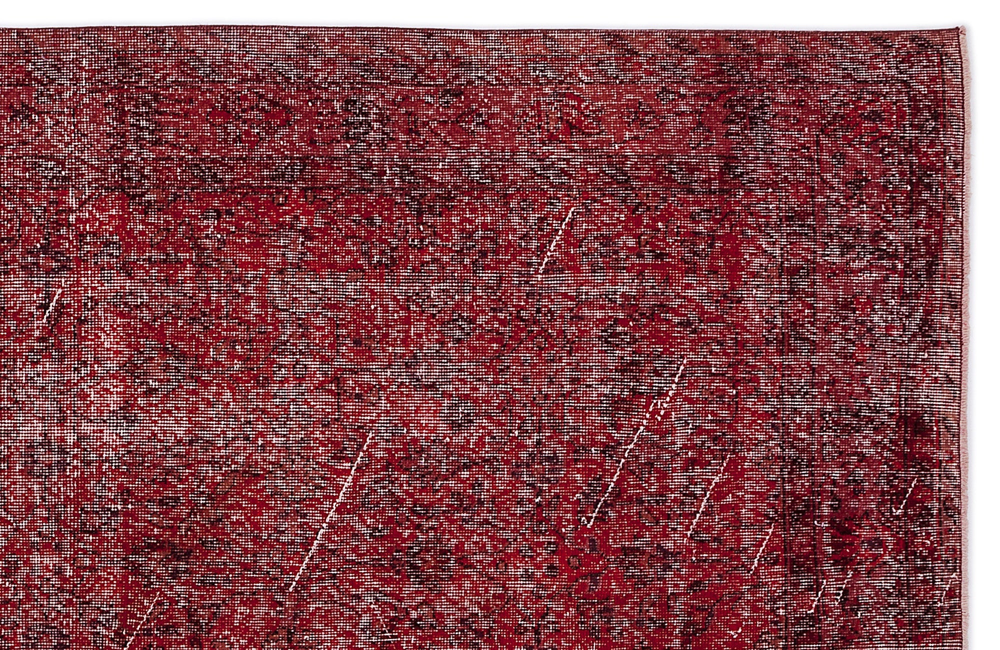 Atina Red Vintage Wool Handmade Area Rug 4'7" x 12'2"