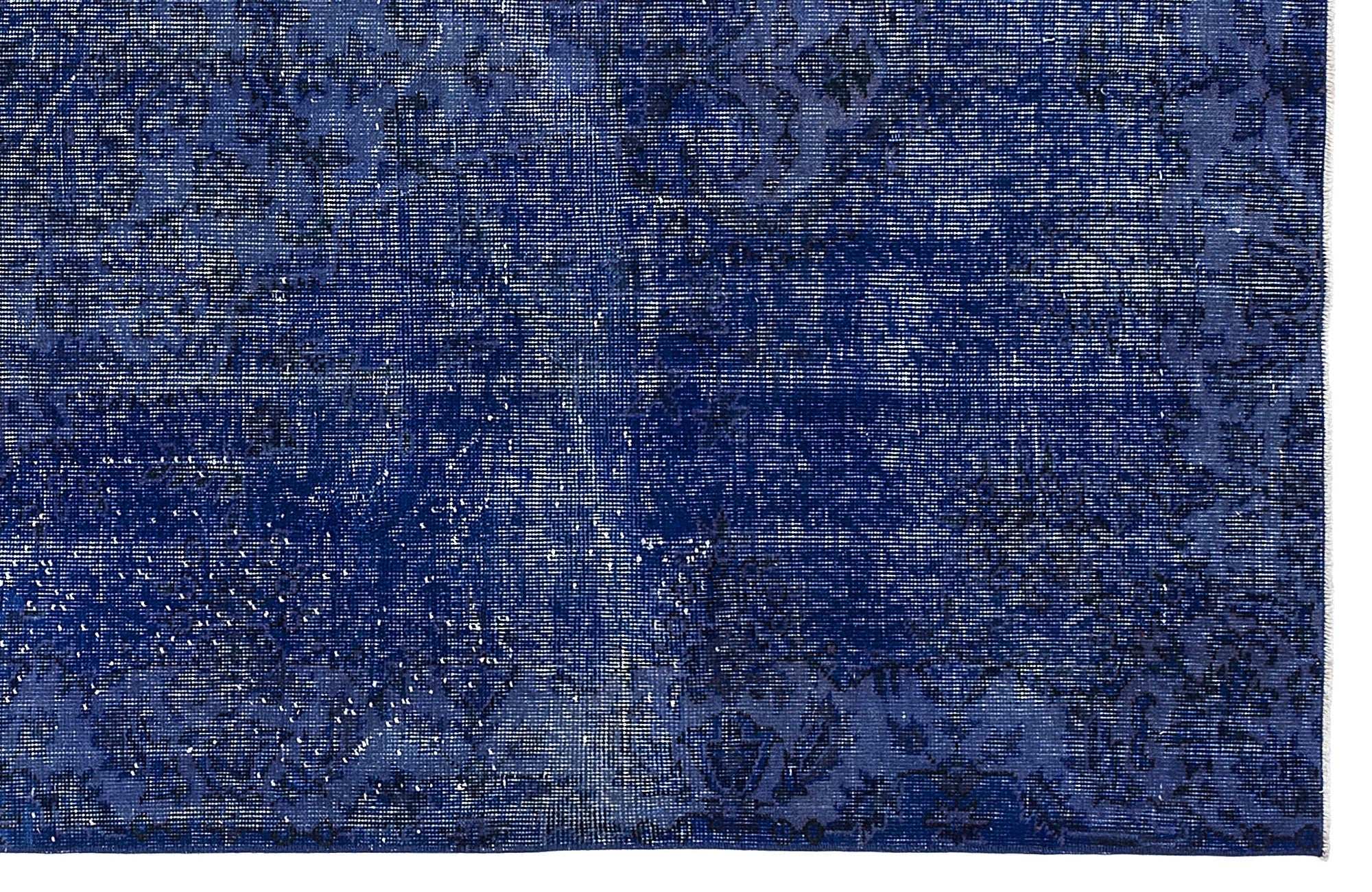 Atina Blue Vintage Wool Handmade Area Rug 5'7" x 9'3"