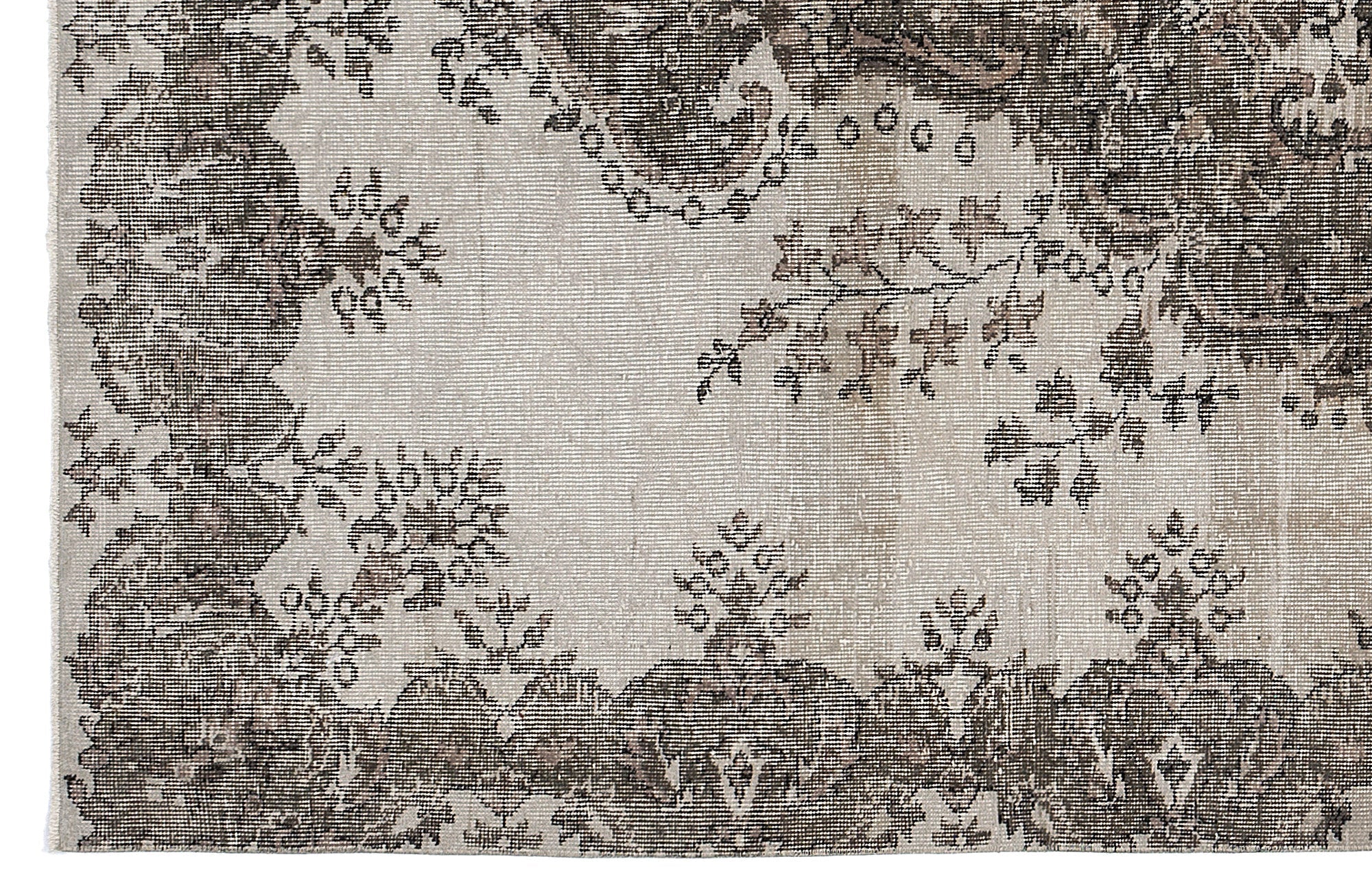 Atina Brown Classic Wool Handmade Area Rug 6'0" x 9'0"