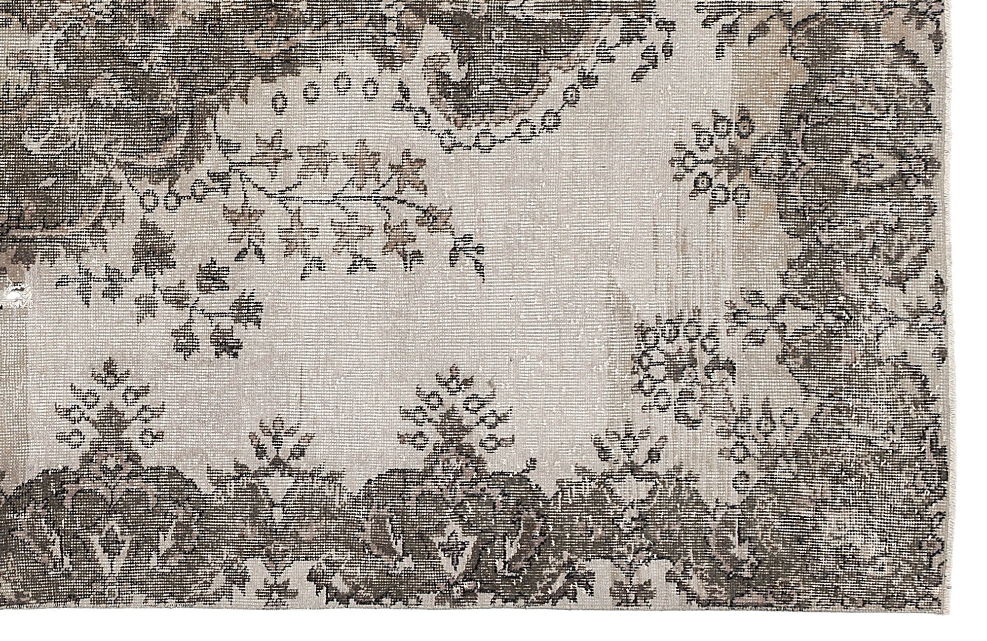 Atina Brown Classic Wool Handmade Area Rug 6'0" x 9'0"