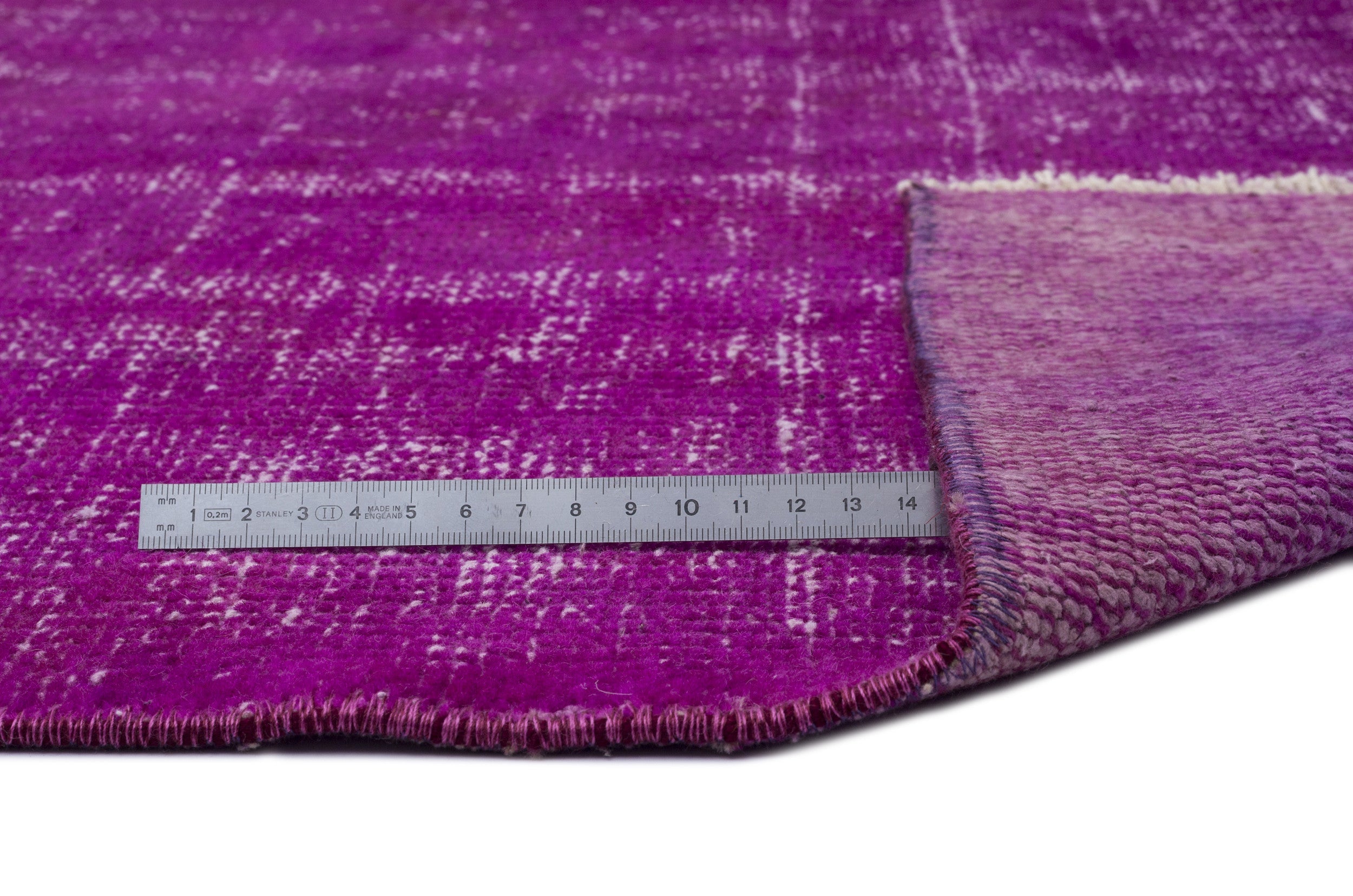 Atina Pink Vintage Wool Handmade Area Rug 6'0" x 9'3"