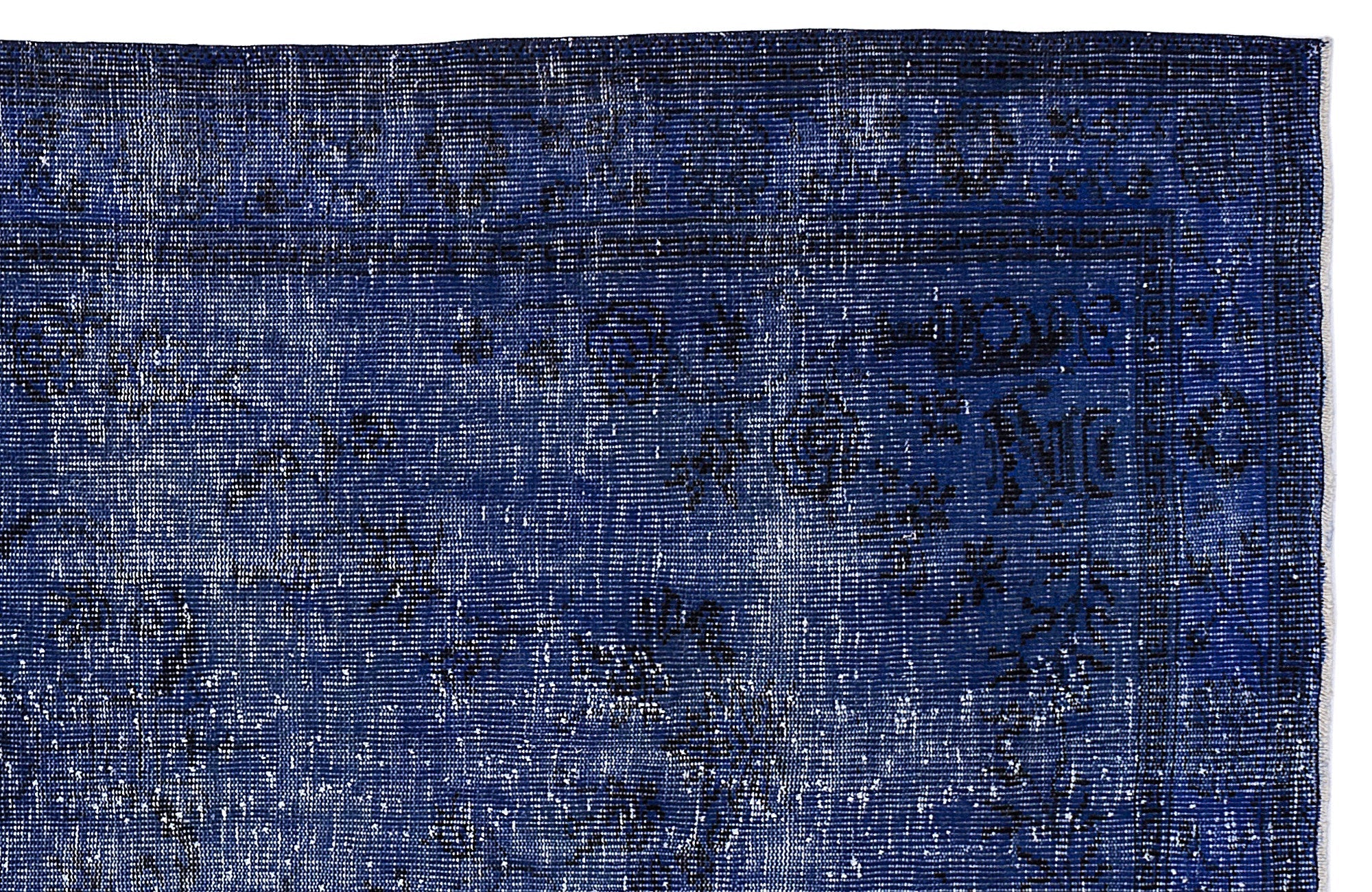 Atina Purple Vintage Wool Handmade Area Rug 5'3" x 8'7"