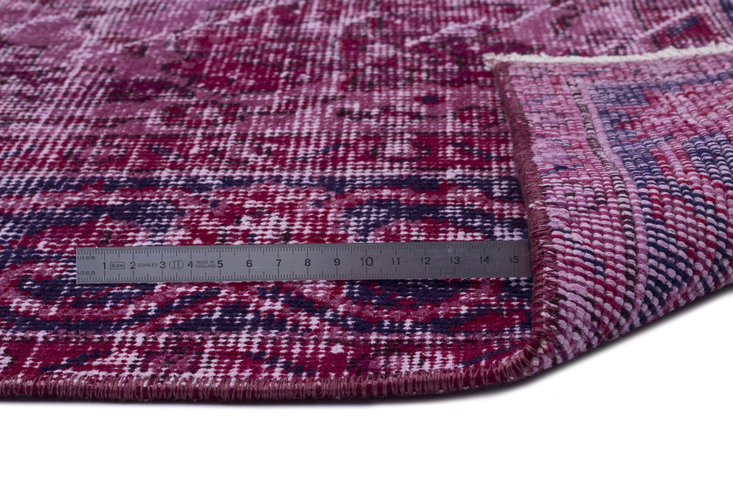 Atina Red Vintage Wool Handmade Area Rug 6'1" x 9'7"