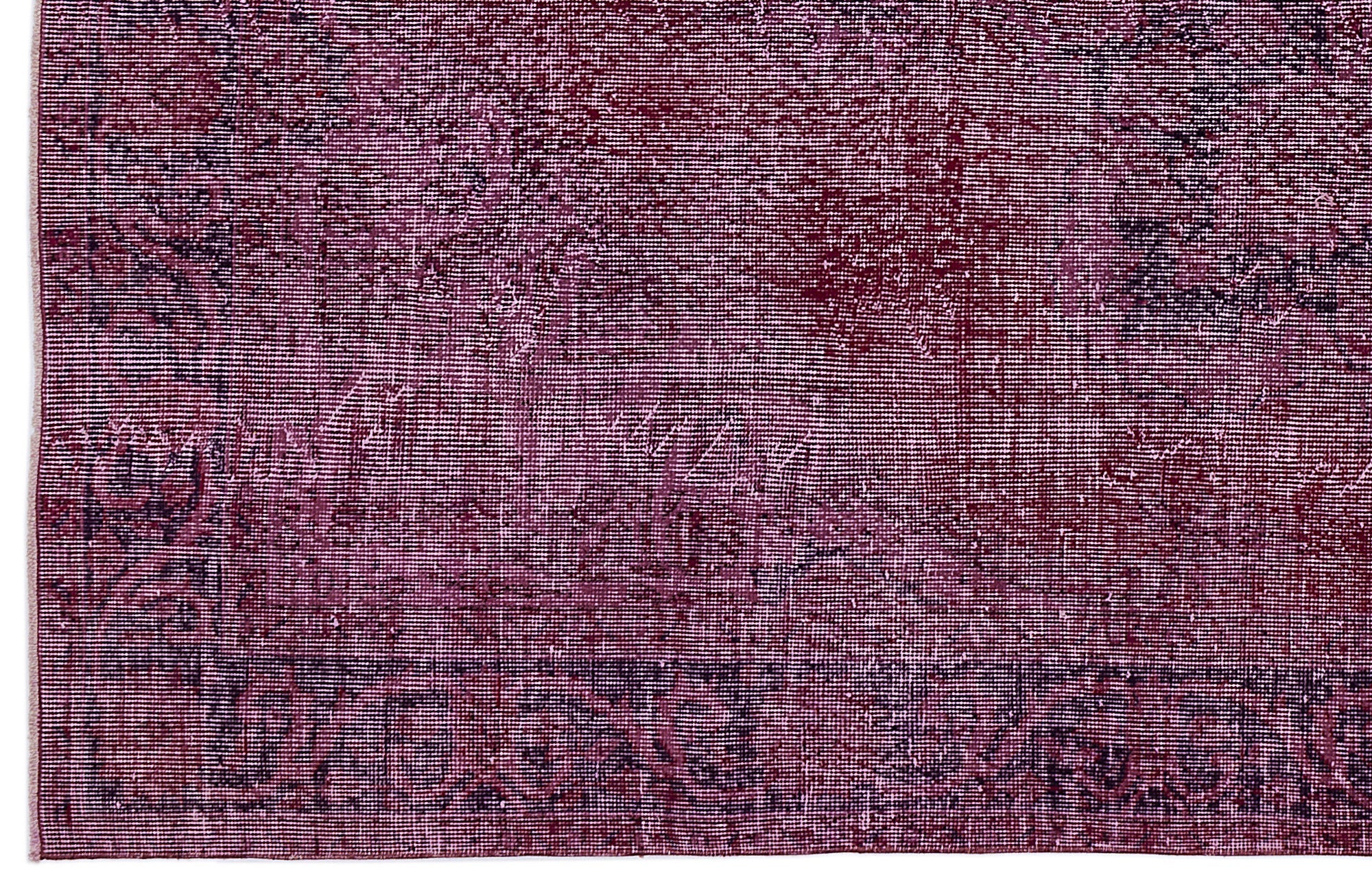 Atina Red Vintage Wool Handmade Area Rug 6'1" x 9'7"