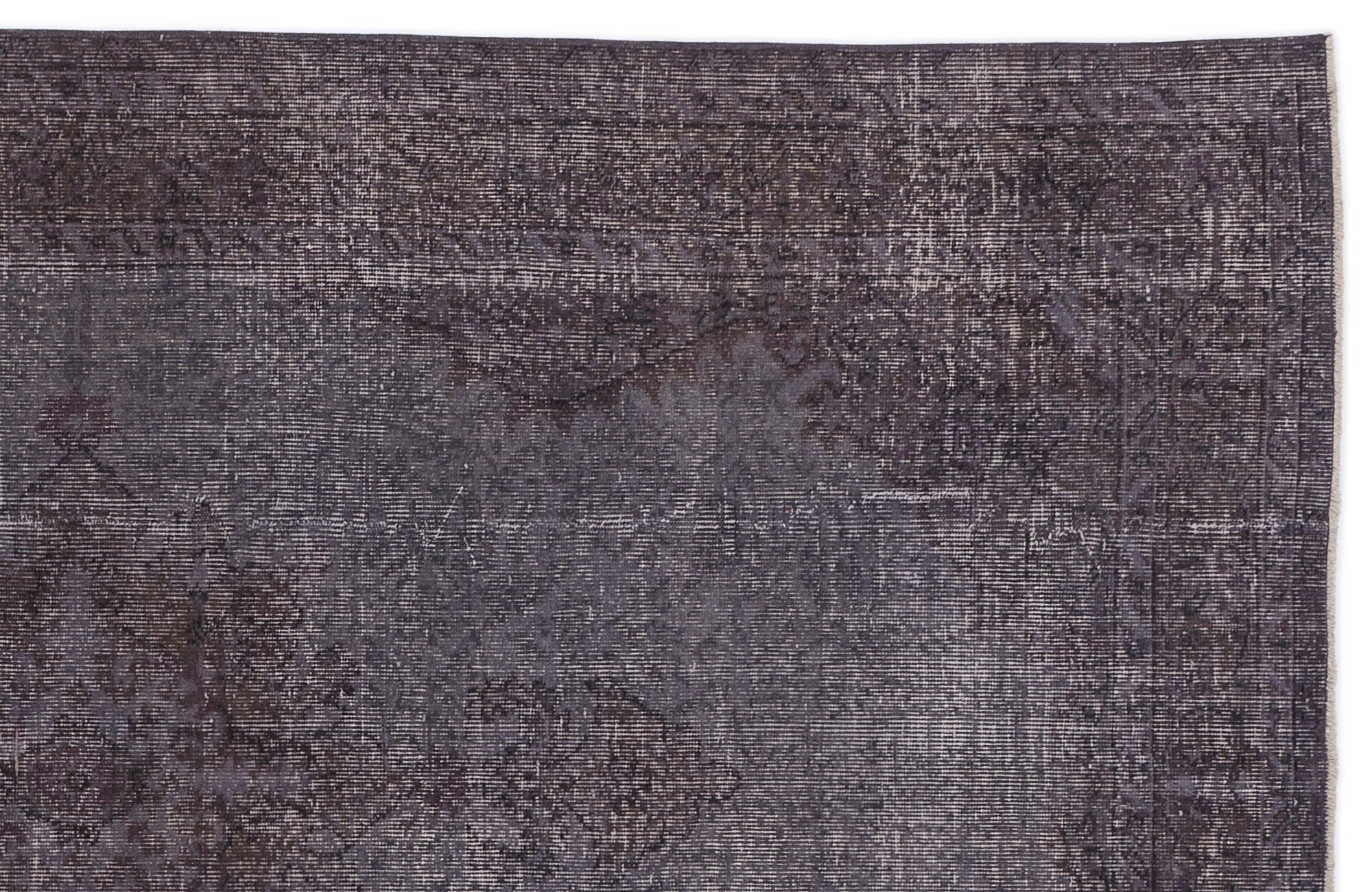 Atina 8929 Purple Vintage Wool Handmade Area Rug 5'1" x 9'1"