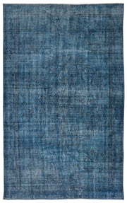 Atina Turquoise Vintage Wool Handmade Area Rug 6'0" x 9'5"