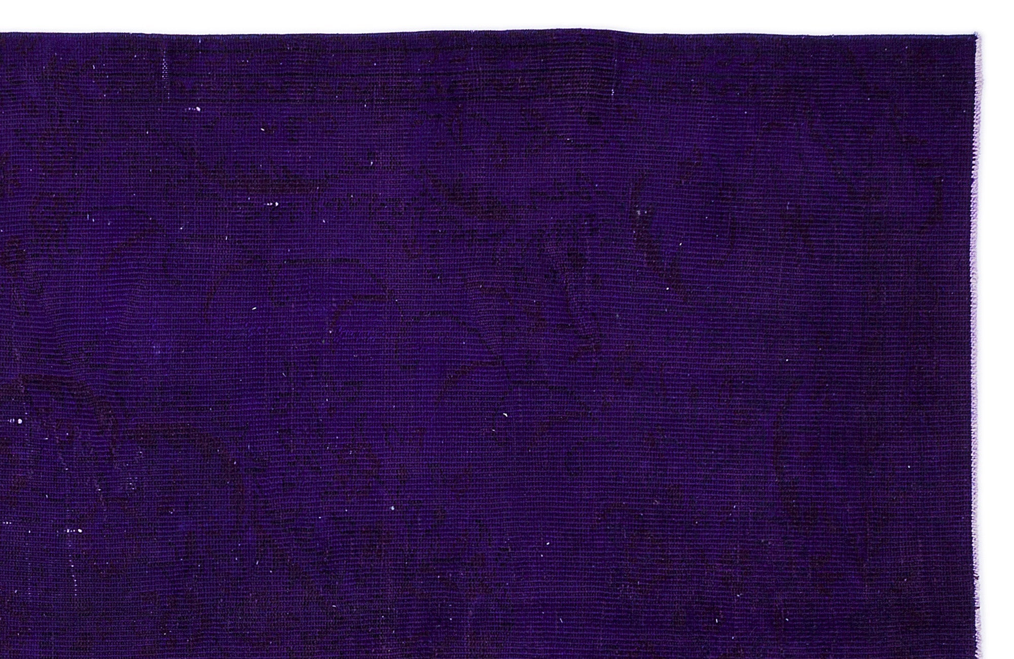 Atina Purple Vintage Wool Handmade Area Rug 5'5" x 9'1"