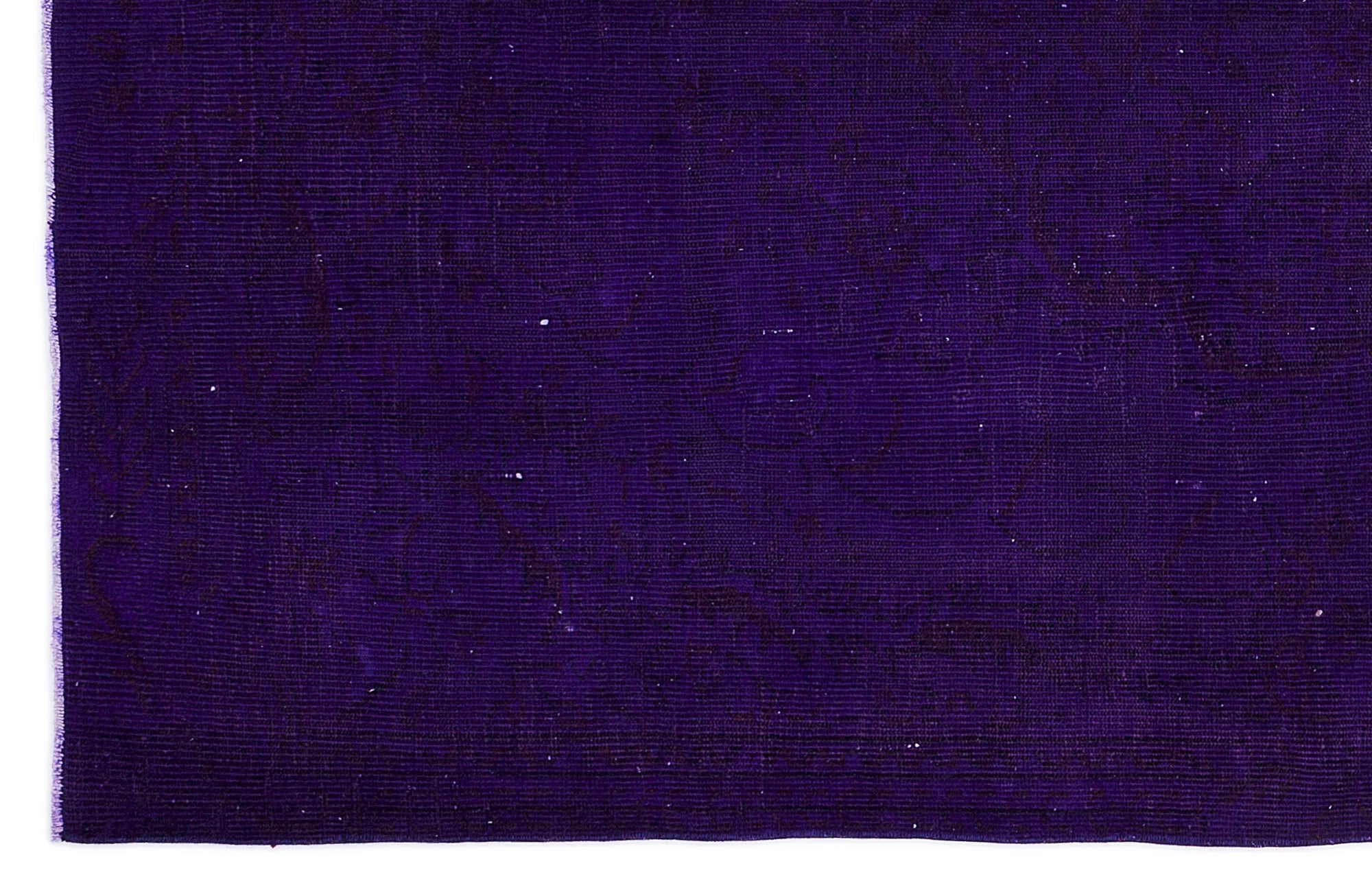 Atina Purple Vintage Wool Handmade Area Rug 5'5" x 9'1"