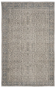 Atina 9131 Beige Vintage Wool Handmade Area Rug 6'2" x 9'2"