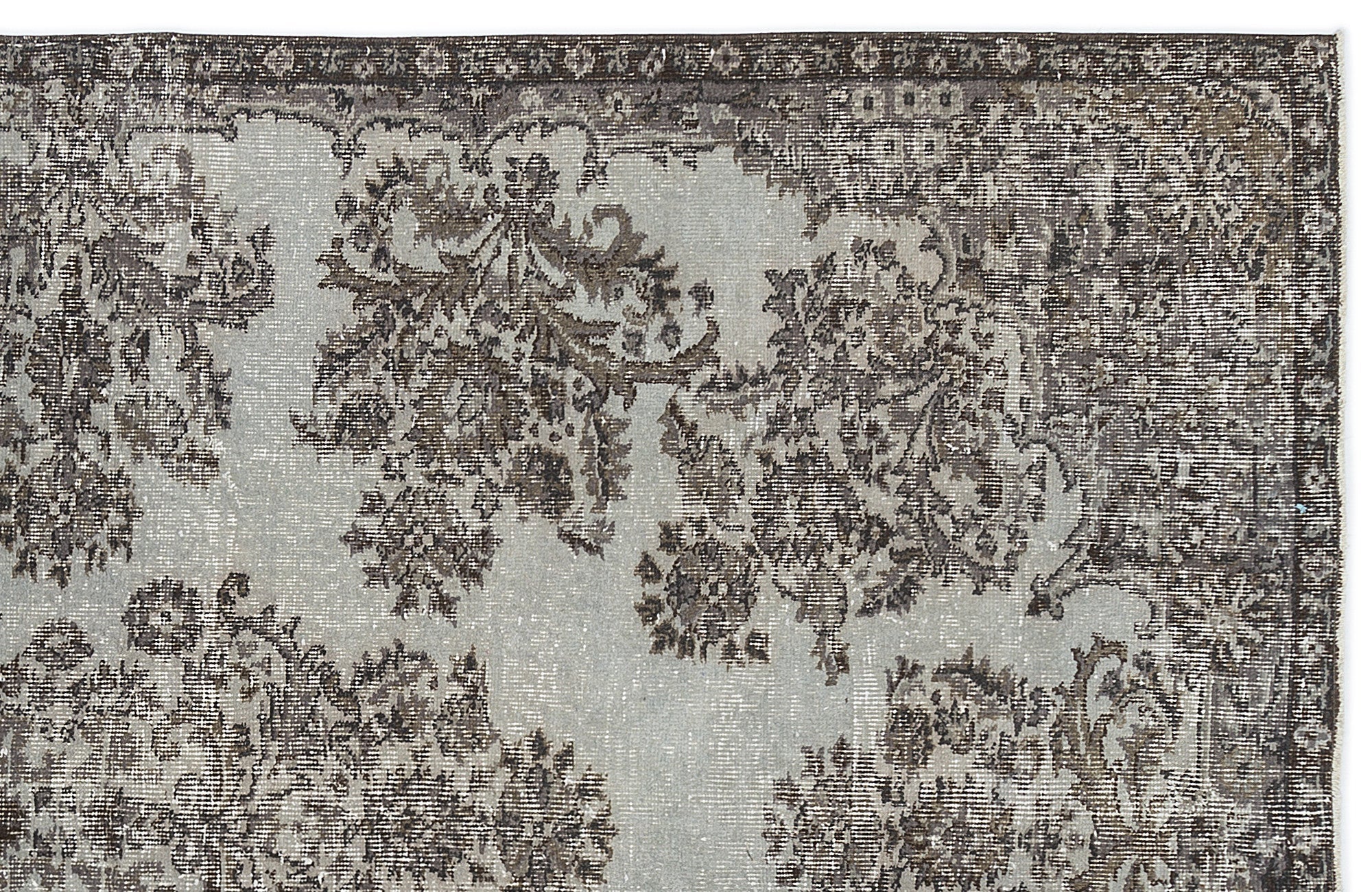 Atina 9503 Beige Vintage Wool Handmade Area Rug 5'5" x 8'3"