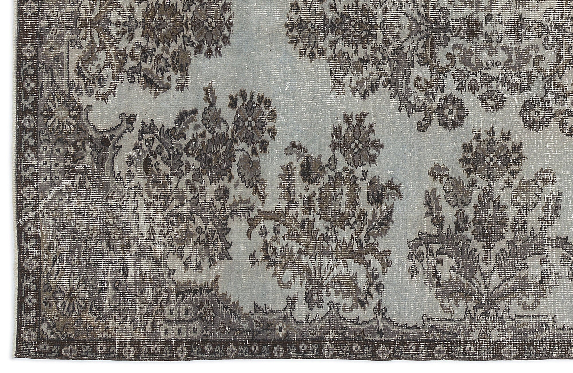 Atina 9503 Beige Vintage Wool Handmade Area Rug 5'5" x 8'3"