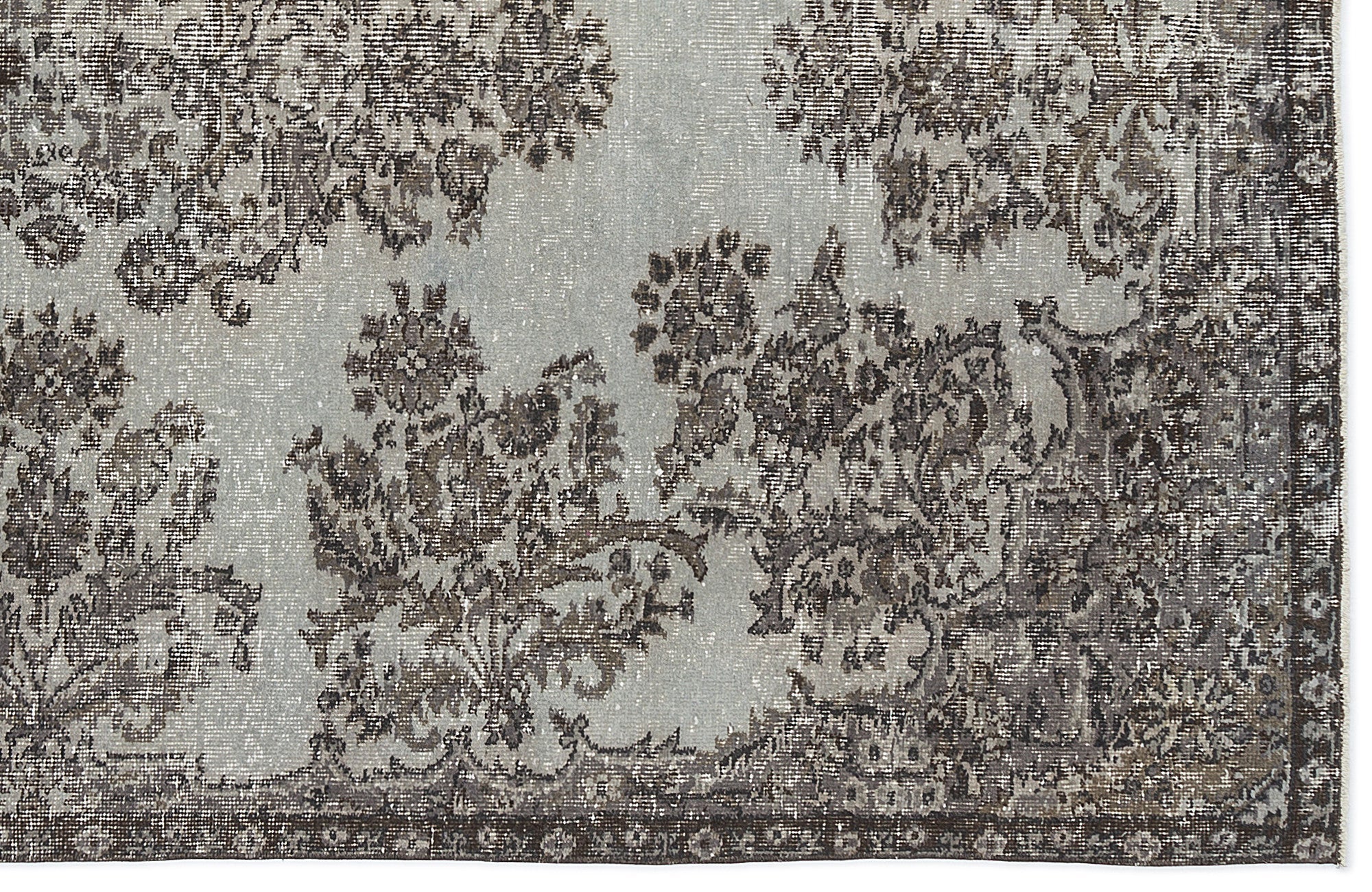 Atina 9503 Beige Vintage Wool Handmade Area Rug 5'5" x 8'3"