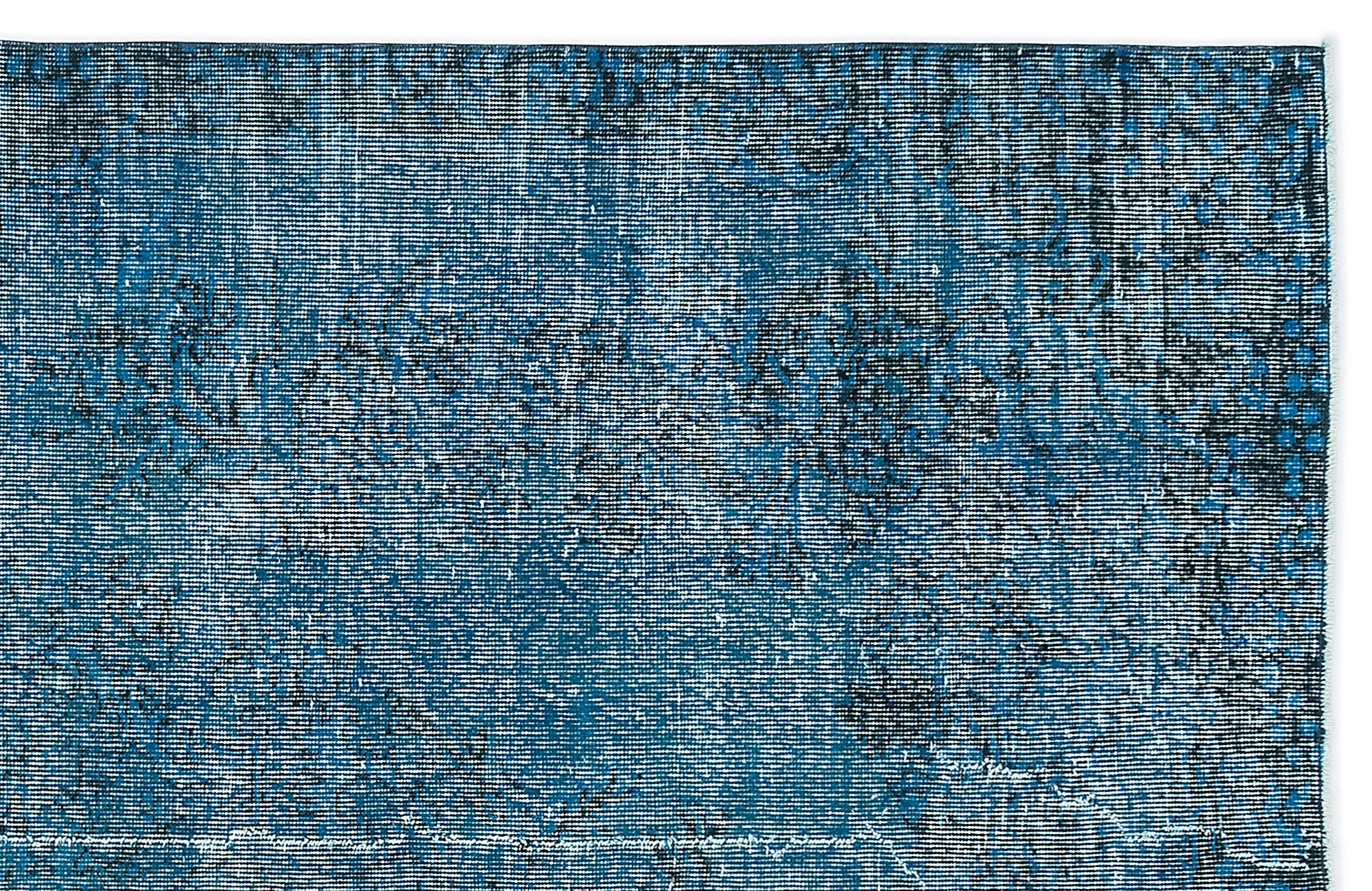Atina 9593 Turquoise Vintage Wool Handmade Area Rug 5'10" x 9'3"