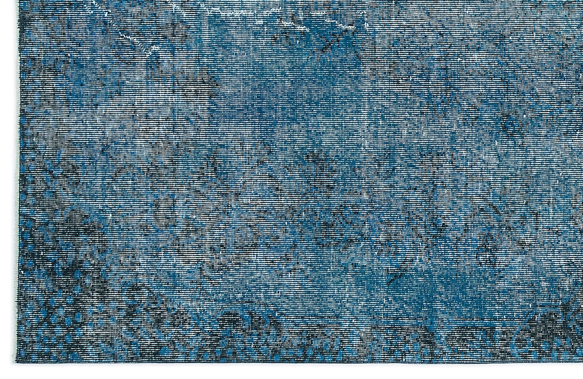 Atina 9593 Turquoise Vintage Wool Handmade Area Rug 5'10" x 9'3"