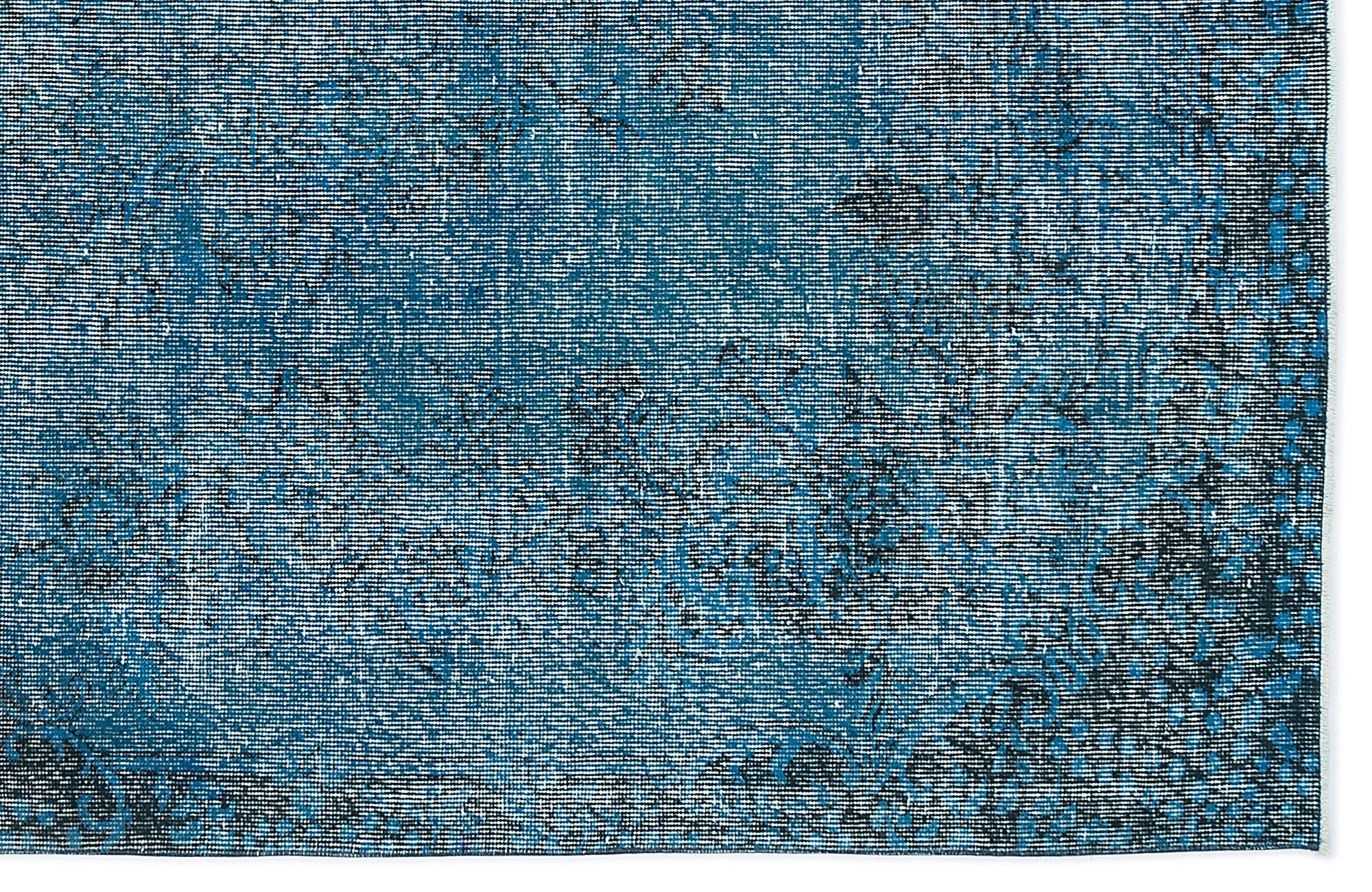 Atina 9593 Turquoise Vintage Wool Handmade Area Rug 5'10" x 9'3"
