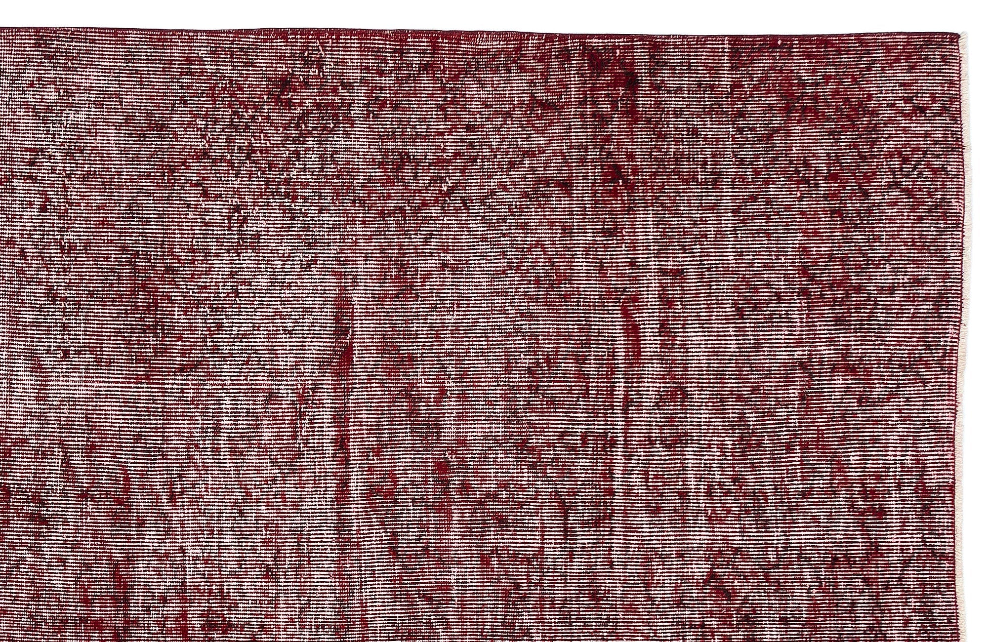 Atina Red Vintage Wool Handmade Area Rug 6'1" x 10'0"