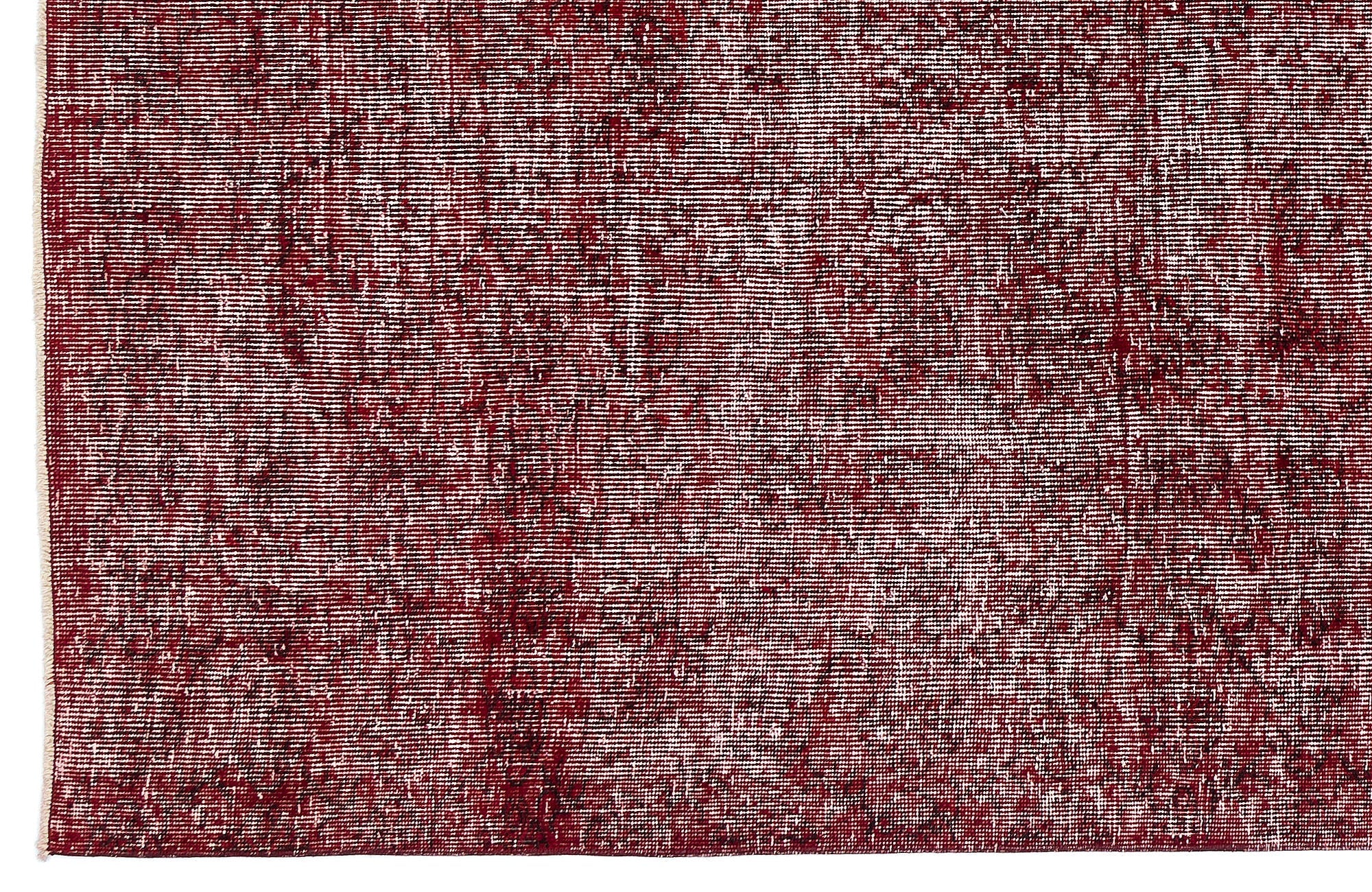 Atina Red Vintage Wool Handmade Area Rug 6'1" x 10'0"