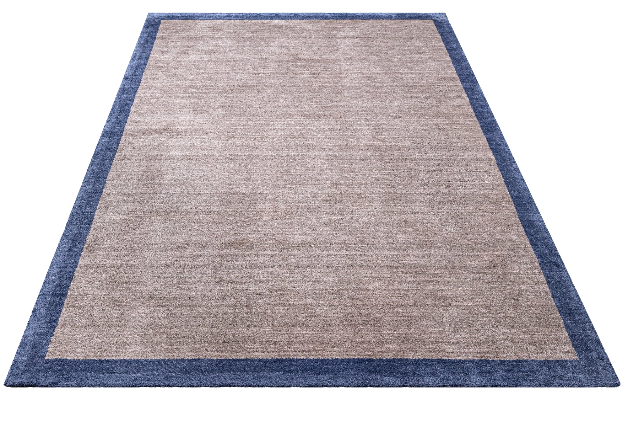 Natural Viscose Rug – Machine Made Carpet With Mink Frame & Axminster Weave
