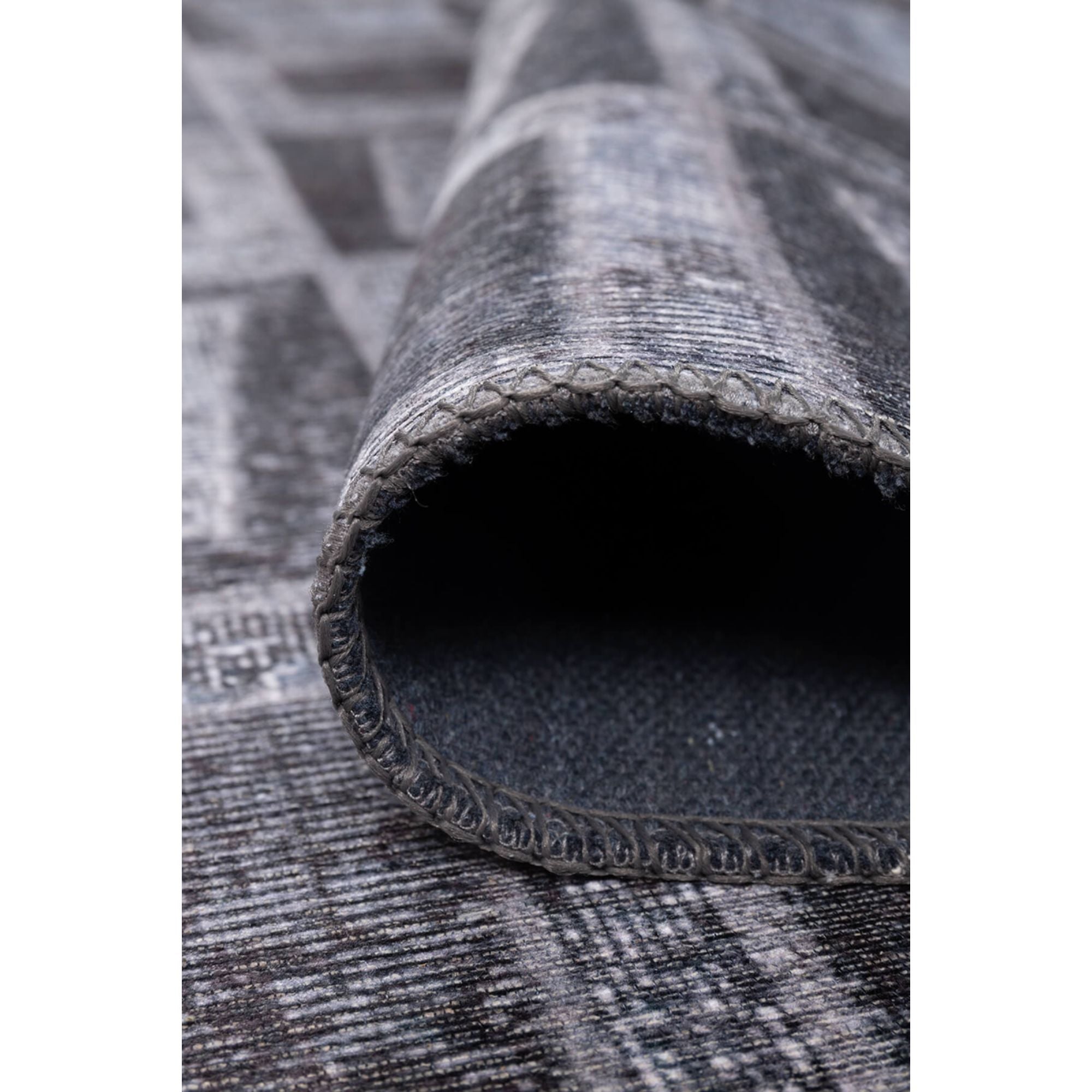 Digital Print Area Rug - Washable Non Slip Patchwork Cotton Area Rug for Living Room