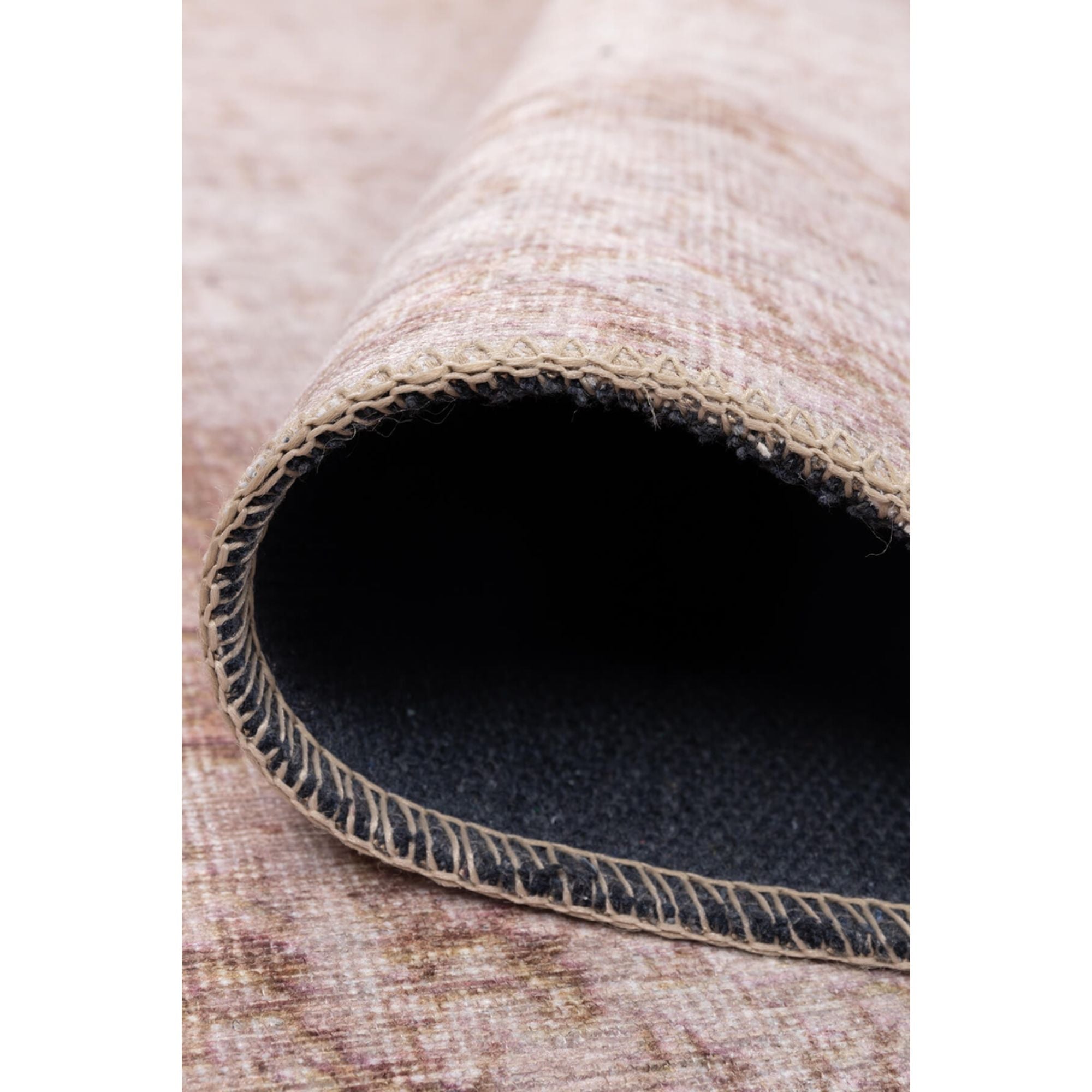 Pink Area Rug – Washable Non Slip Soft Microfiber Carpet | Dust Resistant Heavy Thick