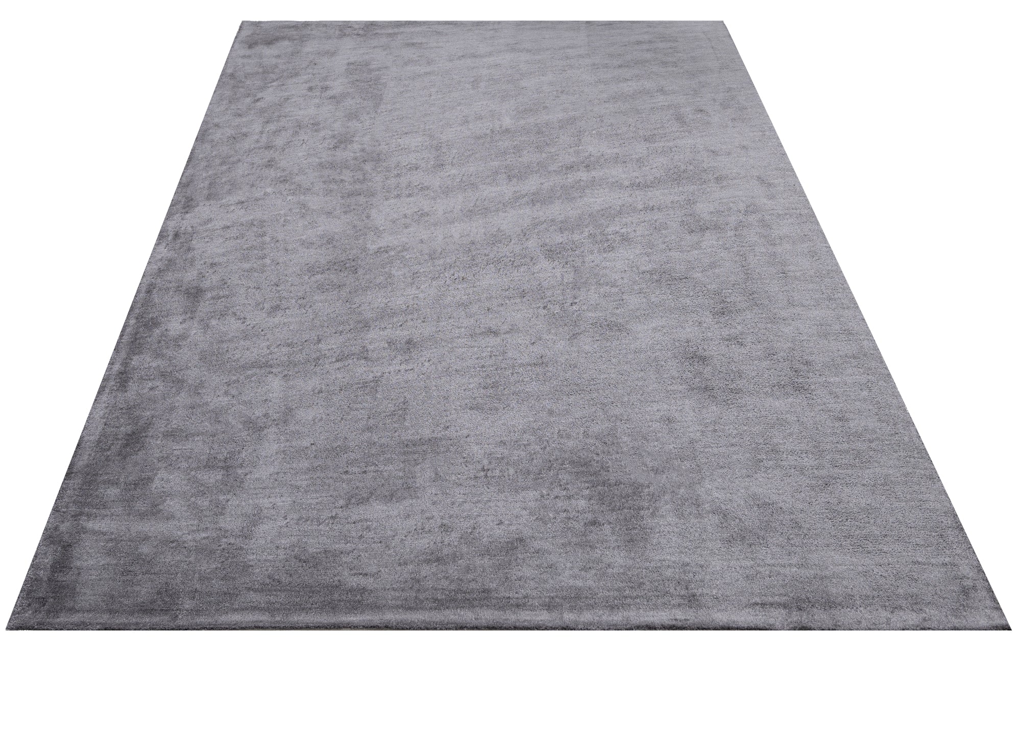 Natural Viscose Rug - 3S Anthracite Machine Made Axminster Weaving Carpet