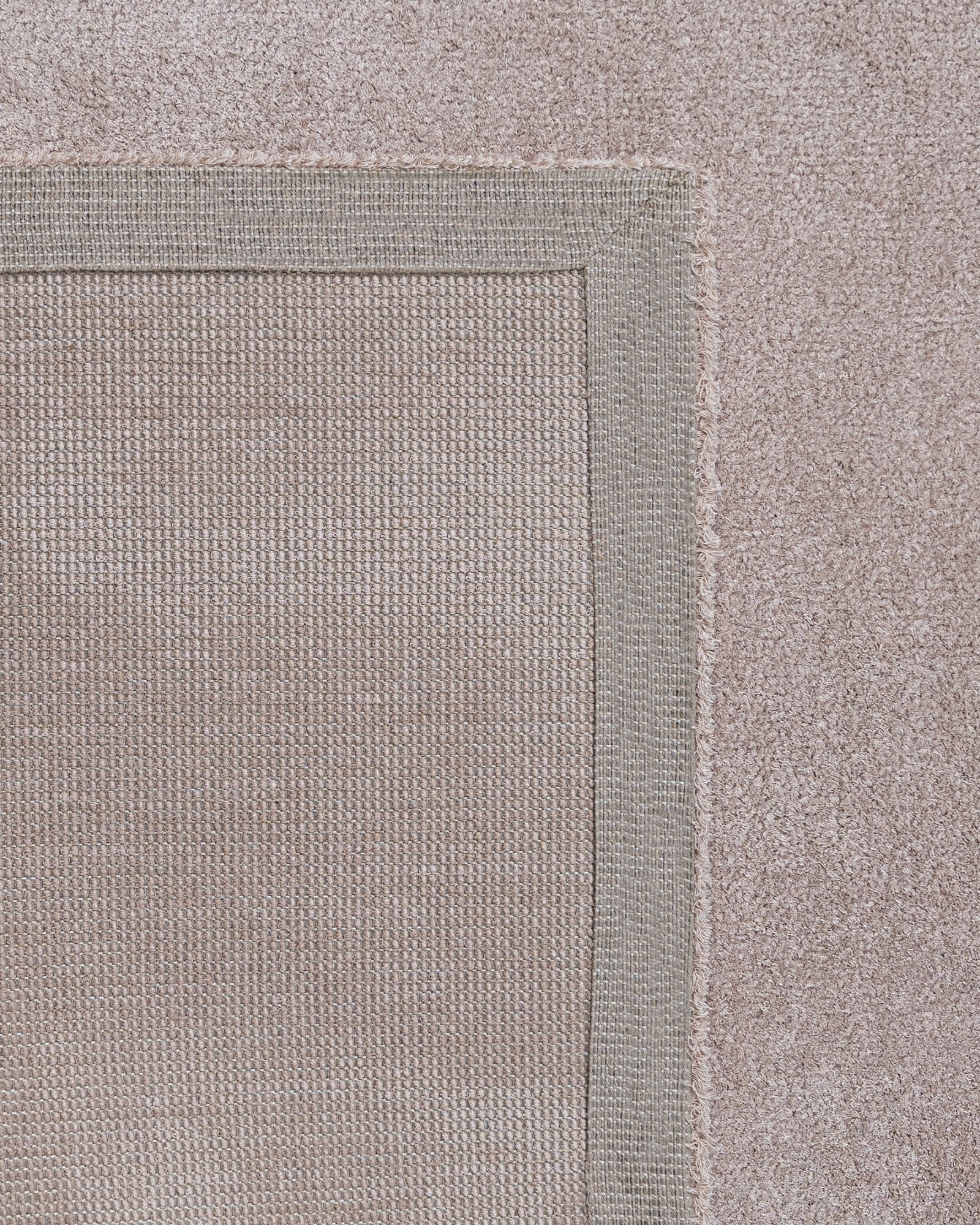 Natural Viscose Rug - 3S Cream Modern Machine Made Axminster Technique Carpet