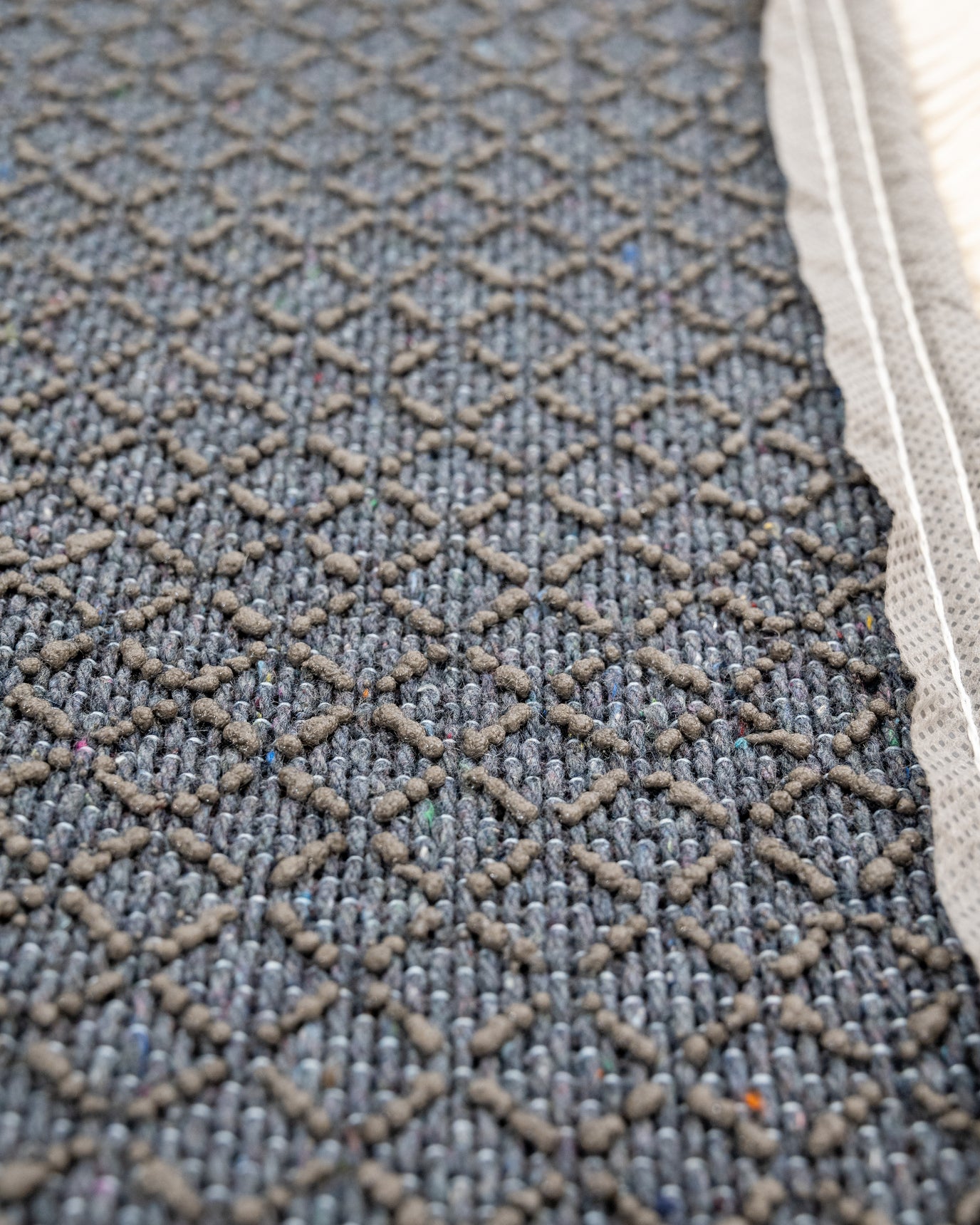 Modern Area Rug – Blue Digital Print Rug with Non Slip Backing & Antibacterial Carpet