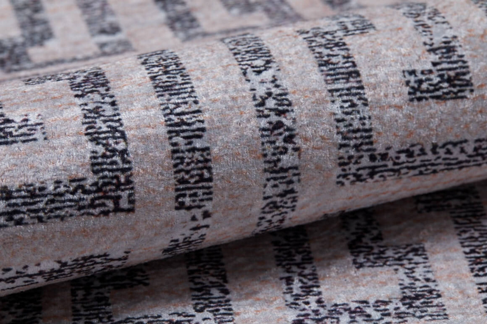 Beige Geometric Area Rug – Digital Print Rug | Antibacterial, Non-Slip Carpet