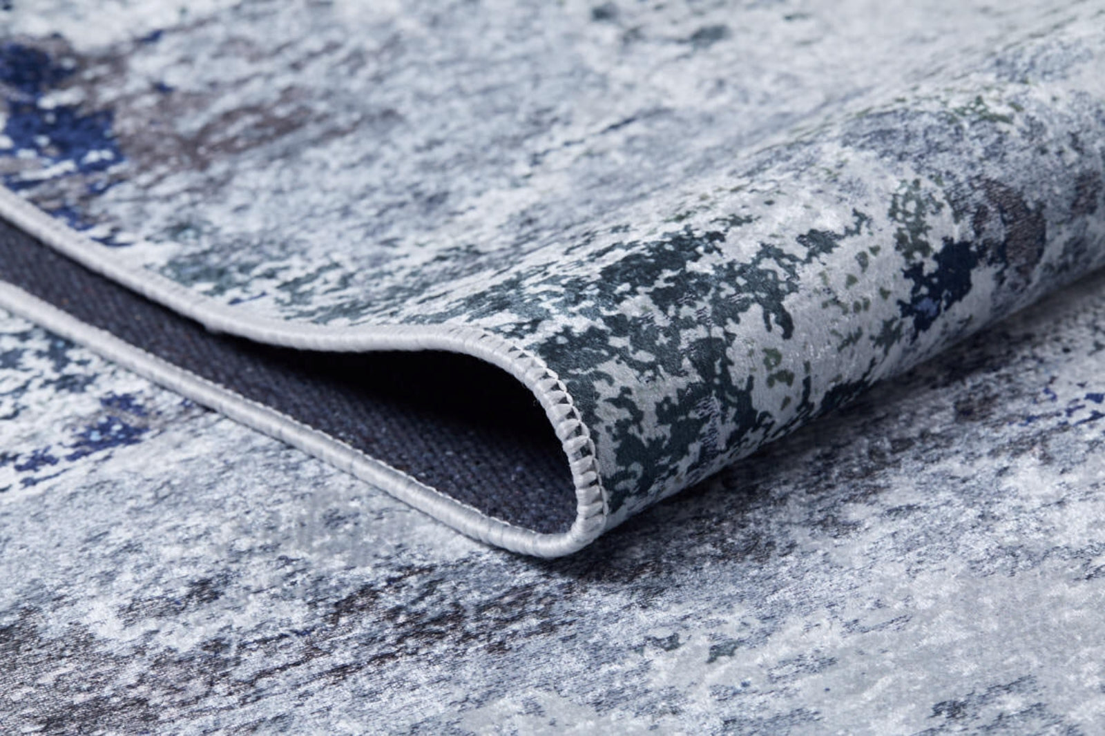 Modern Area Rug – Grey Digital Print Rug | Non Slip Antibacterial Carpet