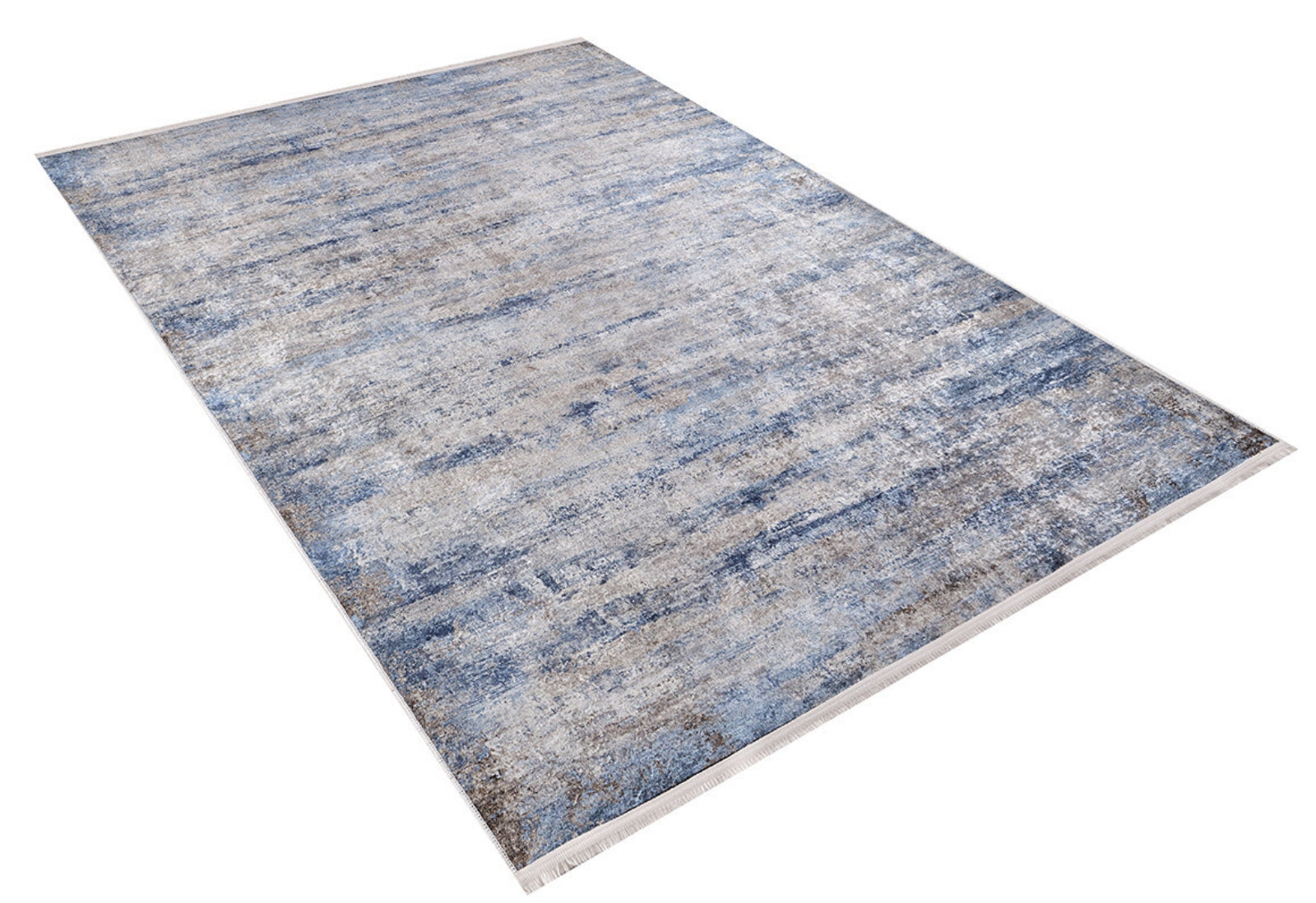 Modern Area Rug - Blue Digital Print Rug | Antibacterial, Non Slip, Washable Carpet