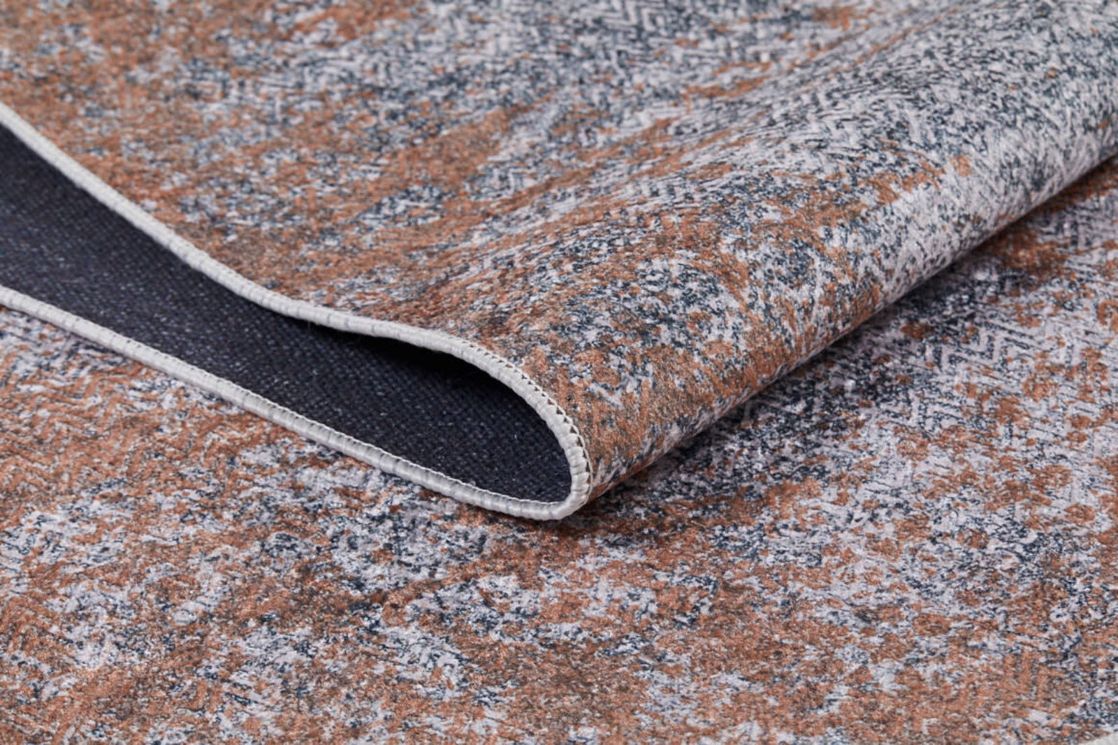 Modern Area Rug - Brown Digital Print Non Slip Antibacterial Carpet for Living Room