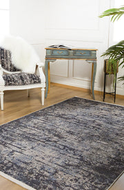 Modern Digital Print Rug – Antibacterial Area Rug with Non Slip Carpet Backing