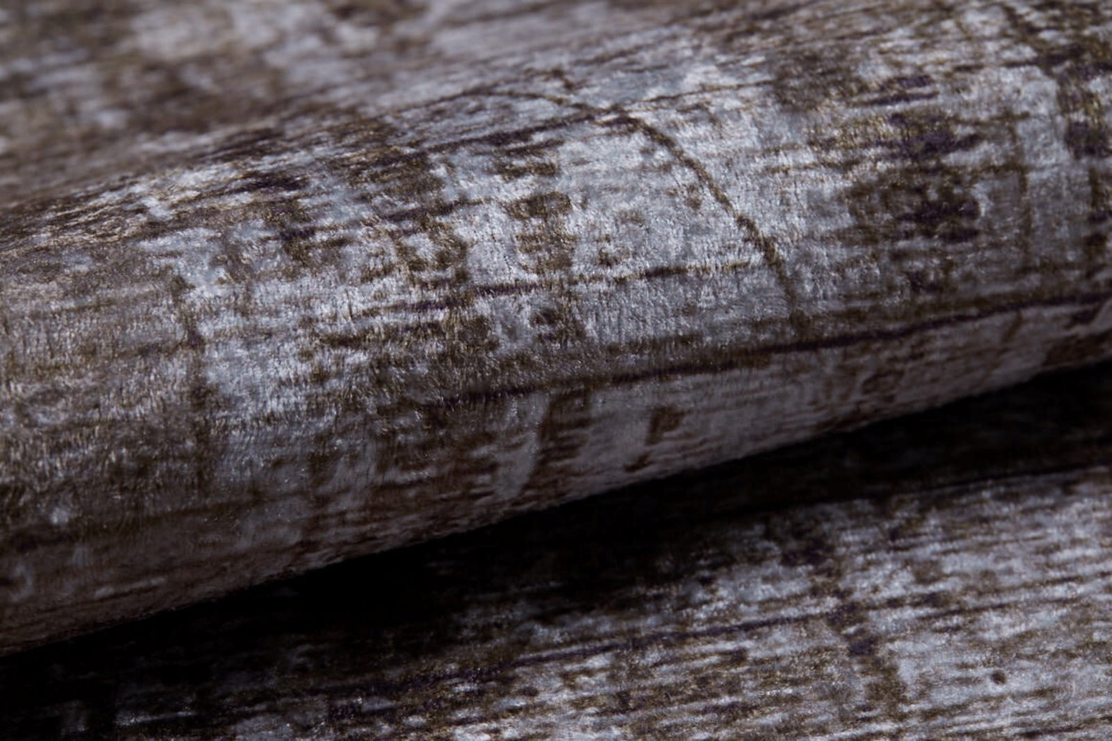 Brown Striped Area Rug - Digital Print Rug | Non Slip, Antibacterial Carpet