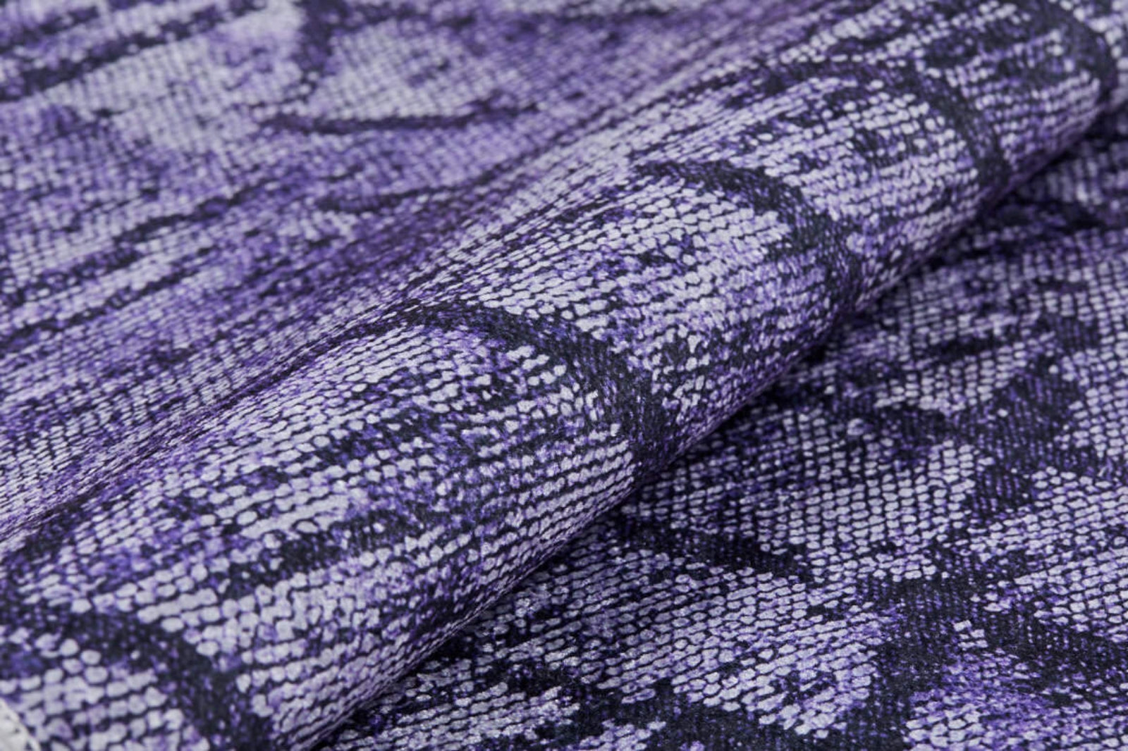 Purple Striped Area Rug - Digital Print Rug | Non Slip, Washable Carpet