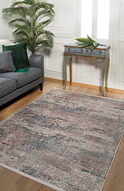 Modern Digital Area Rug – Brown Non Slip Carpet | Washable, Antibacterial Rug