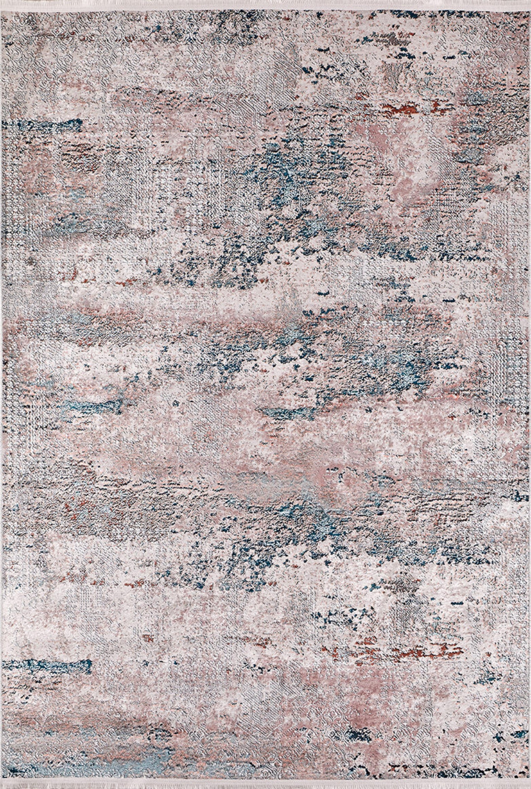 Modern Digital Area Rug – Brown Non Slip Carpet | Washable, Antibacterial Rug
