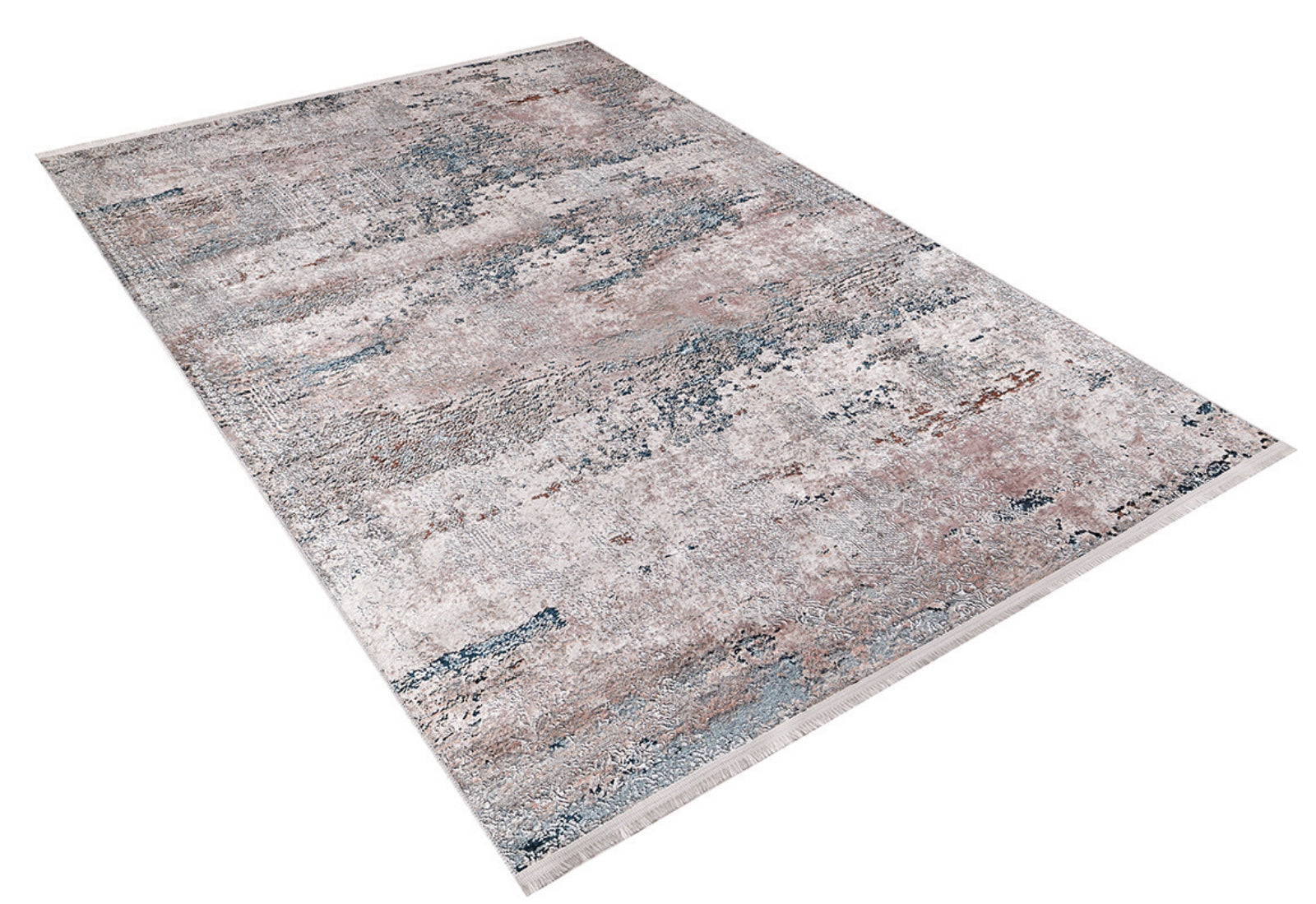 Modern Digital Area Rug – Brown Non Slip Carpet | Washable, Antibacterial Rug