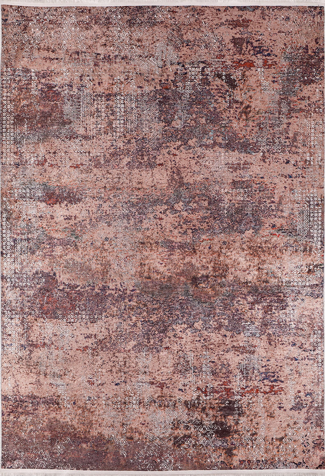 Modern Area Rug – Digital Print Brown Carpet | Antibacterial, Non Slip, Dust Free
