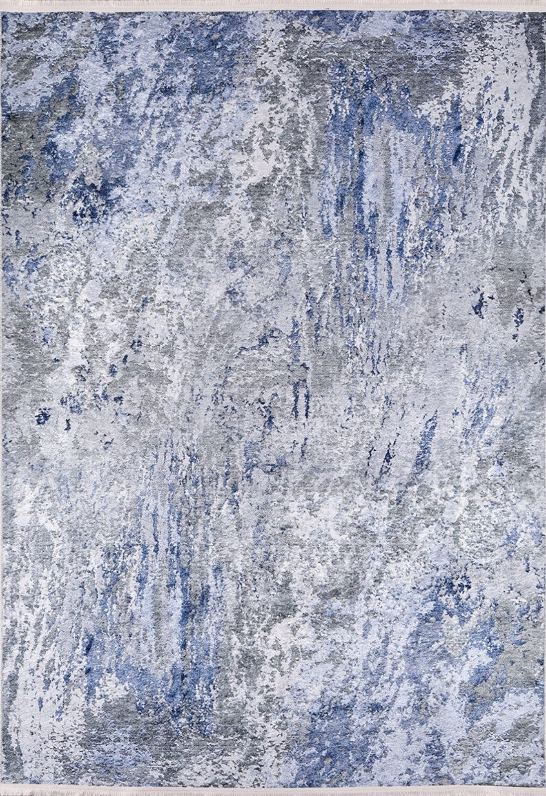 Modern Digital Area Rug – Blue Non Slip Antibacterial Carpet | Stylish Floor Decor