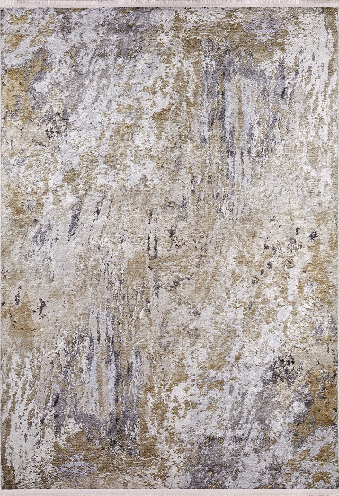 Modern Area Rug - Green Digital Print Carpet | Non Slip, Washable & Antibacterial