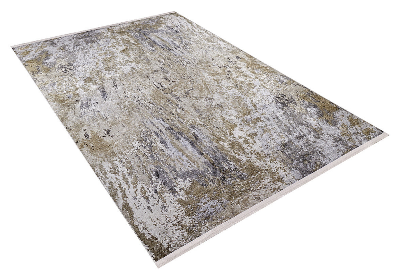 Modern Area Rug - Green Digital Print Carpet | Non Slip, Washable & Antibacterial