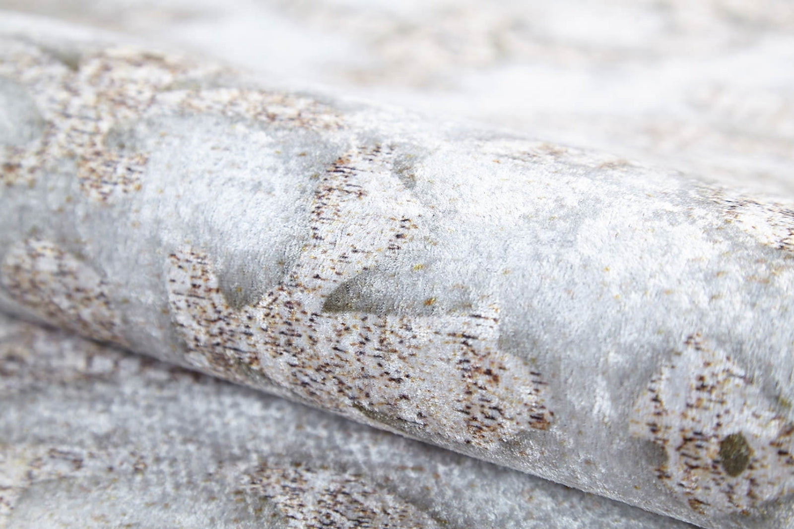 Digital Print Area Rug - Modern Cream Color Non Slip Carpet for Living Room