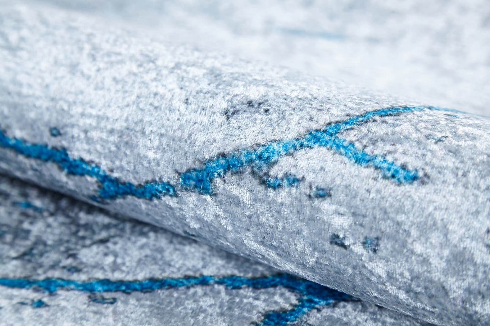 Modern Digital Area Rug – Blue Digital Print Carpet | Antibacterial Non Slip Rug