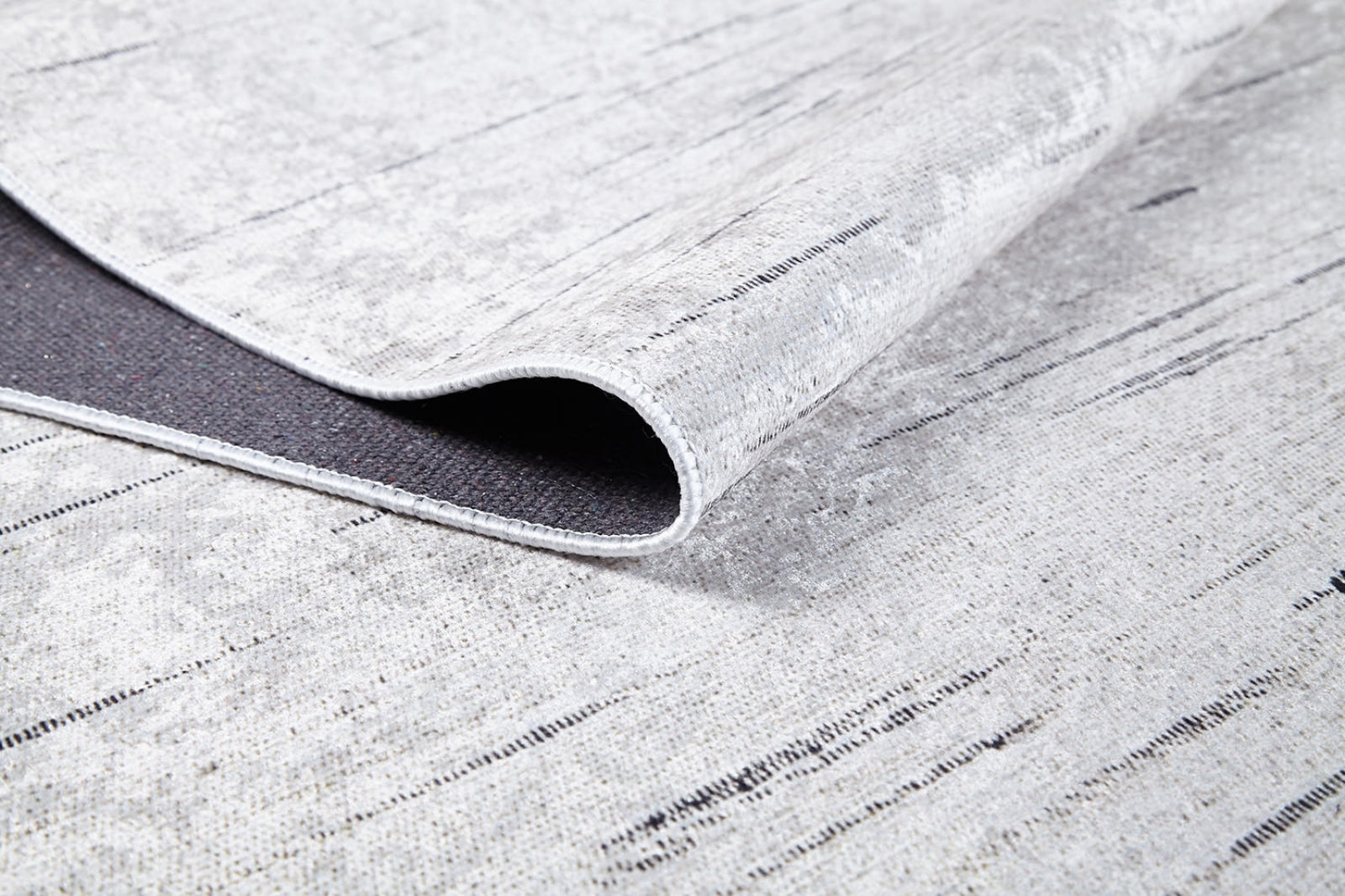 Digital Print Area Rug – Modern Cream Color Non Slip Washable Carpet