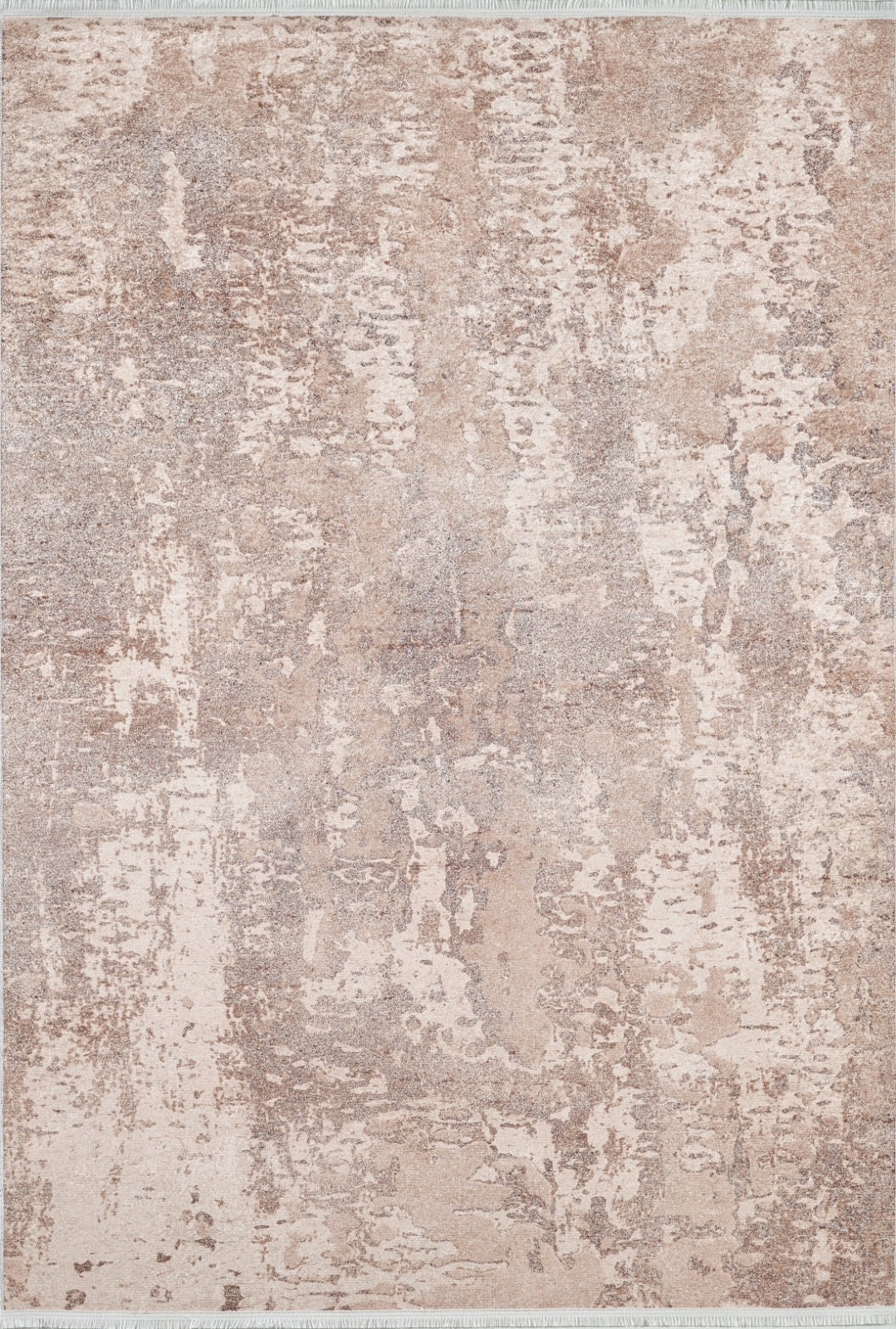 Modern Area Rug – Beige Floor Carpet With Digital Print & Non Slip Backing