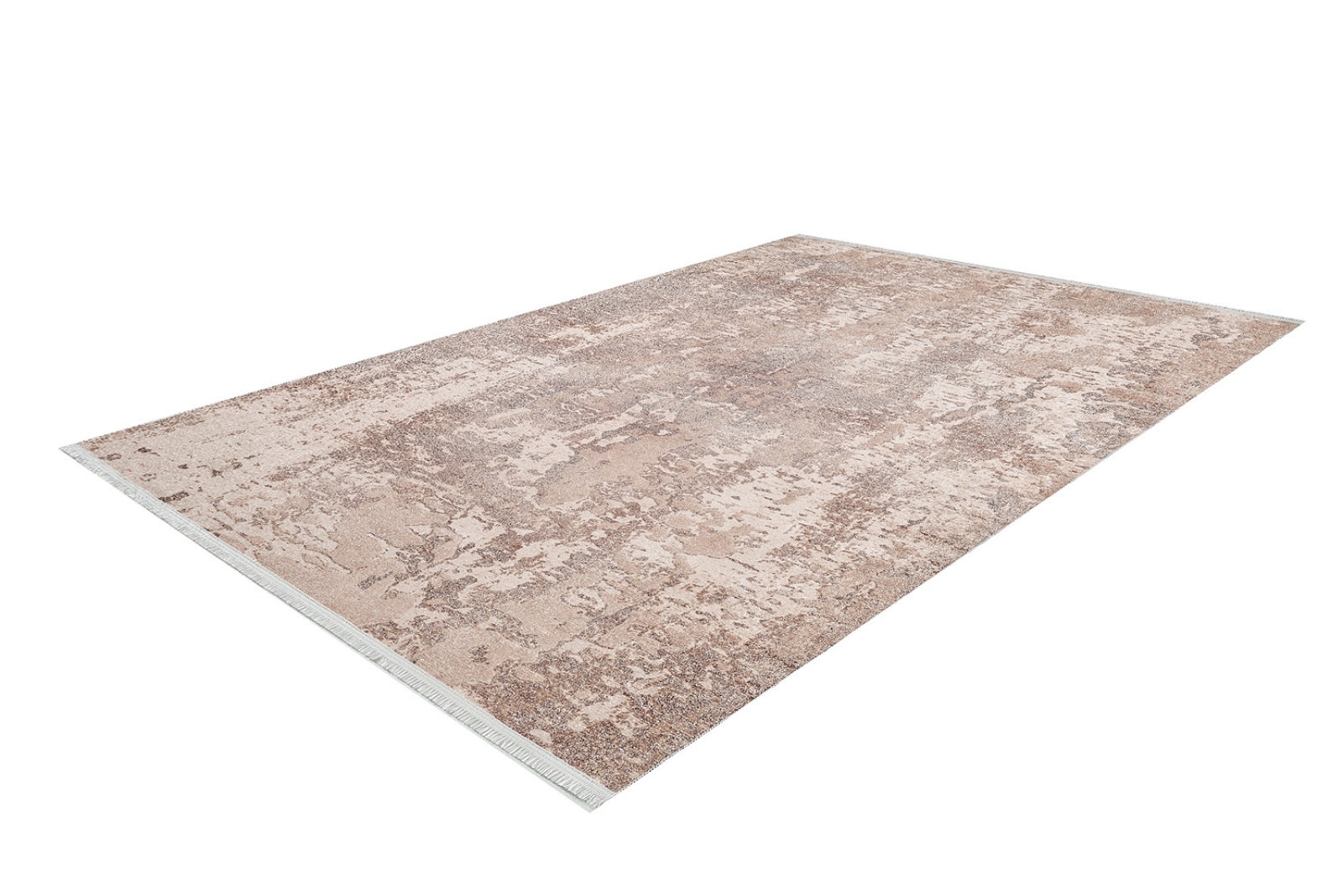 Modern Area Rug – Beige Floor Carpet With Digital Print & Non Slip Backing